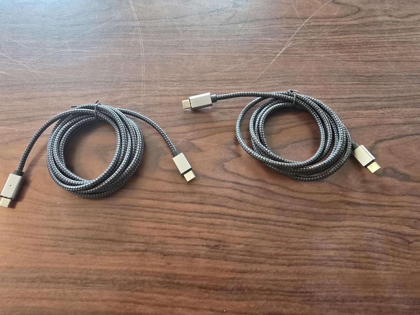 100W 2 in 1 Magnetic USB C Charging Cable [2-Pack, 4/6.6FT] 480Mbps Data Transfer, 5A C to C Cable Fast Charging for iPhone 16/15/14/13 Pro Max, MacBook Pro,iPad,Galaxy S22,Pixel customer photo 2