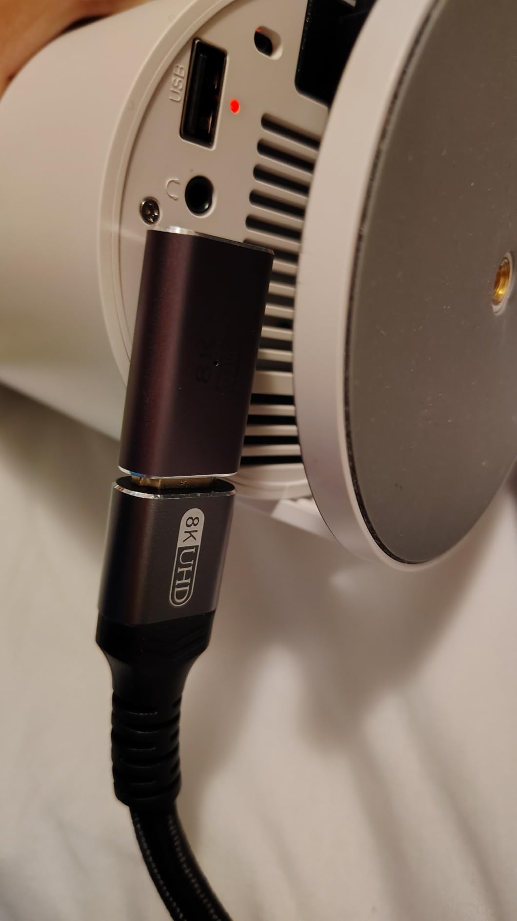 AreMe 8K HDMI 2.1 Right Angle Adapter (2 Pack), Left&Right 90 Degree and 270 Degree HDMI Male to HDMI Female Extender Connector Aluminum Alloy (34 * 24 * 9MM) customer photo 1