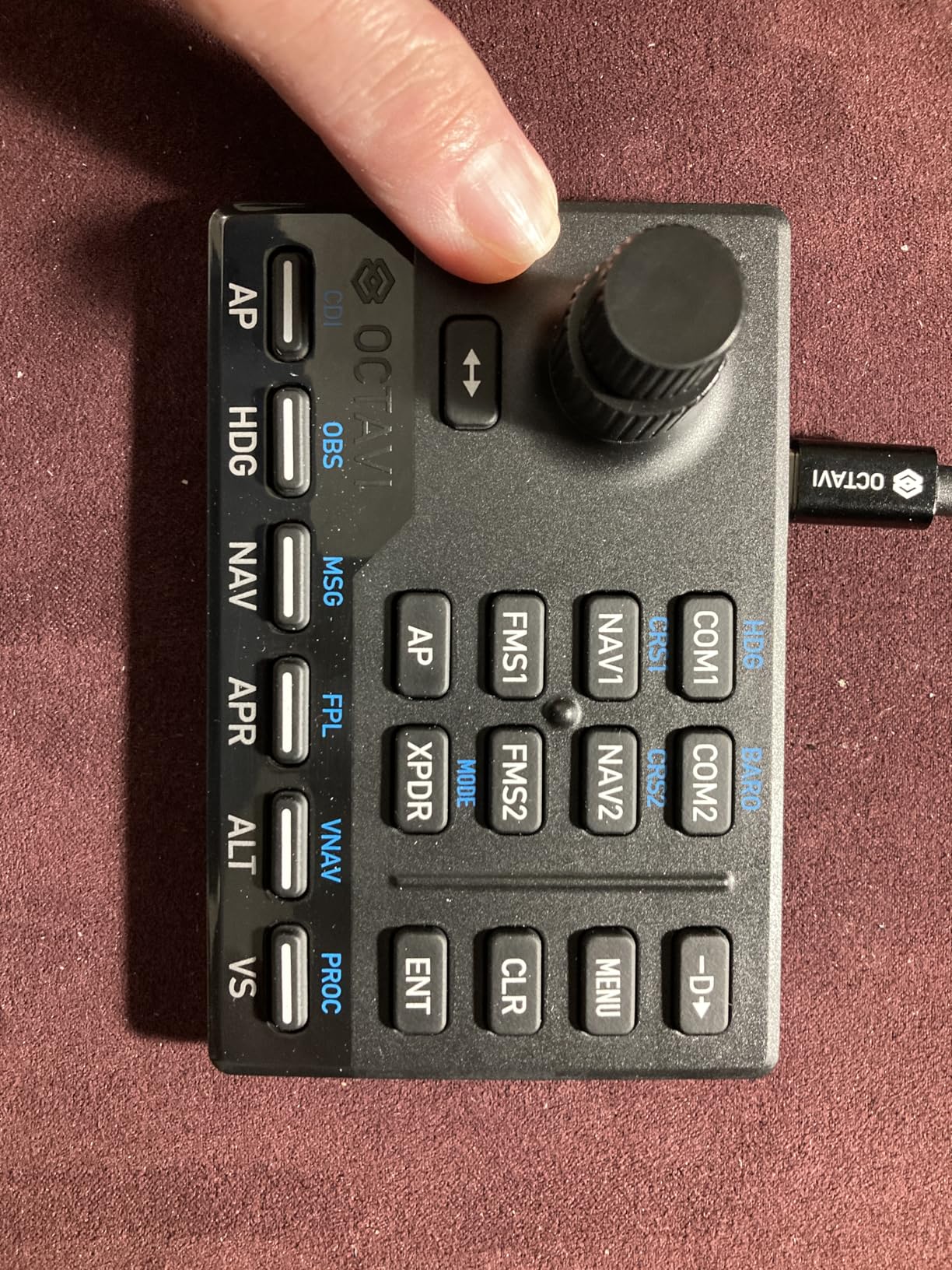 IFR-1: Compact All-in-one Cockpit Made in Germany - high-Precision Controls for COM, NAV, FMS, autopilot, XPDR, and More customer photo 1