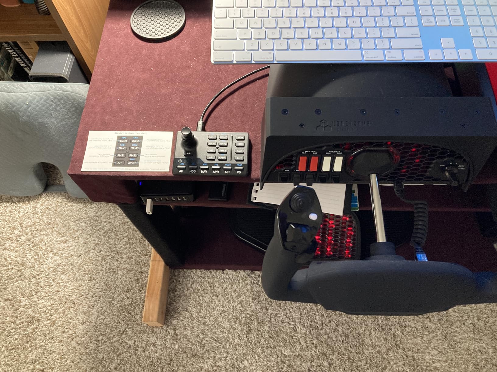 IFR-1: Compact All-in-one Cockpit Made in Germany - high-Precision Controls for COM, NAV, FMS, autopilot, XPDR, and More customer photo 2