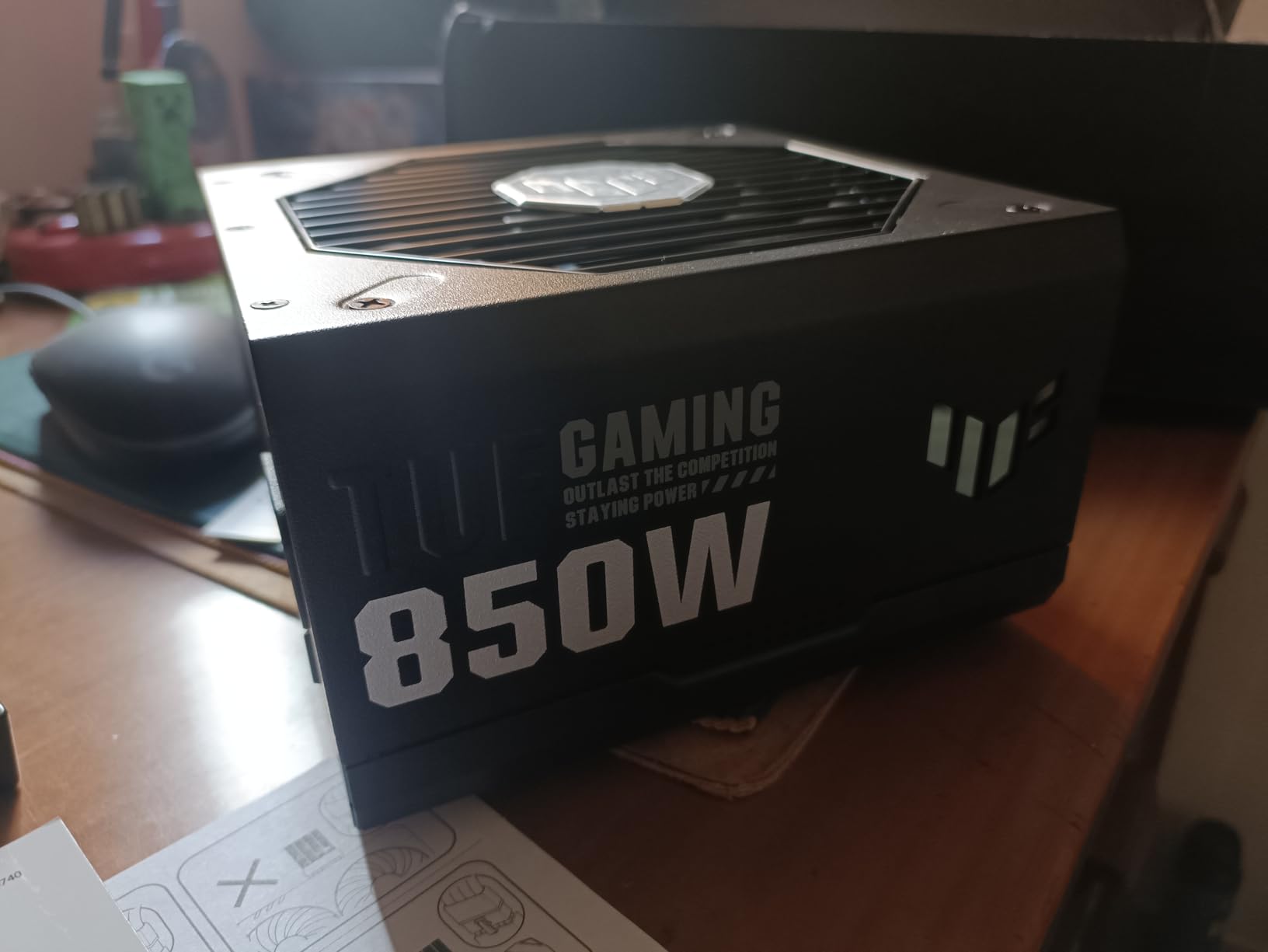 ASUS TUF Gaming 850W Gold (850 Watt, ATX 3.0 Compatible, Fully Modular Power Supply, 80+ Gold, Military-Grade Components, Dual Ball Bearing, Axial-tech Fan, PCB Coating, 10 Year Warranty) customer photo 2