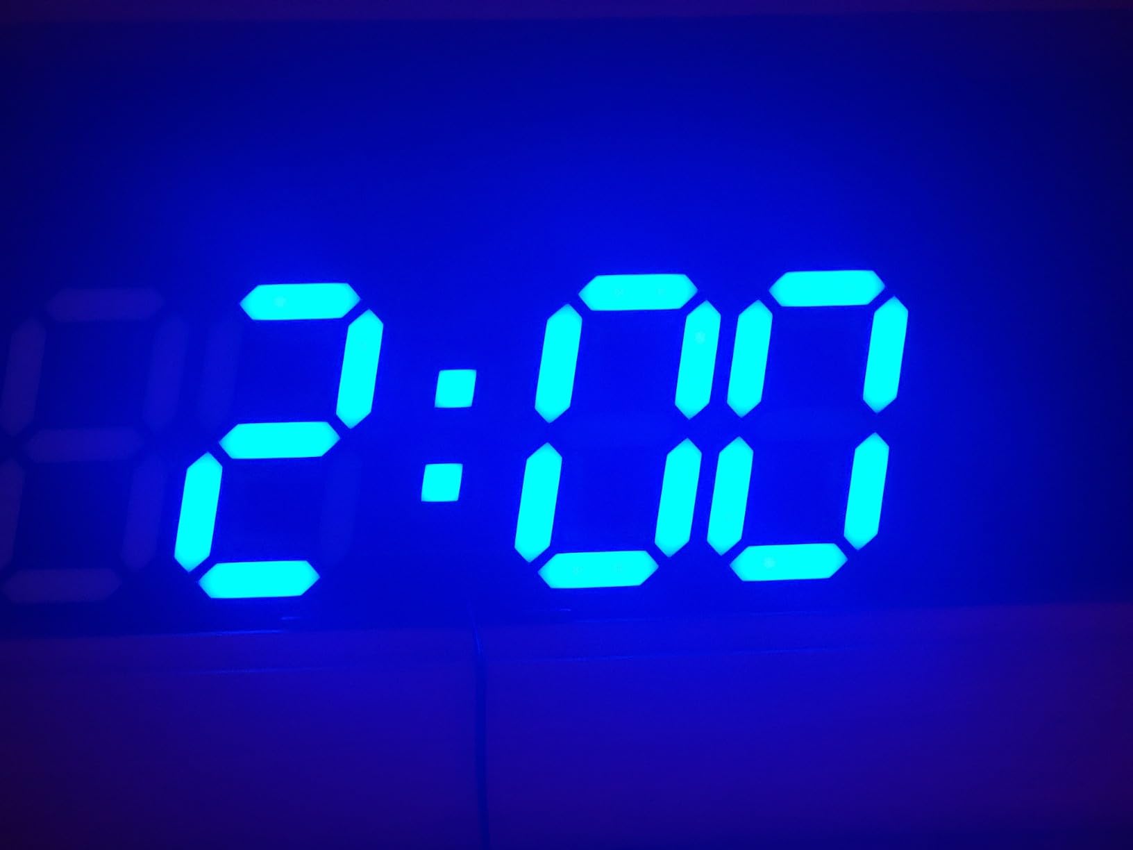 KOSUMOSU LED Digital Clock Neon Clock 9.7