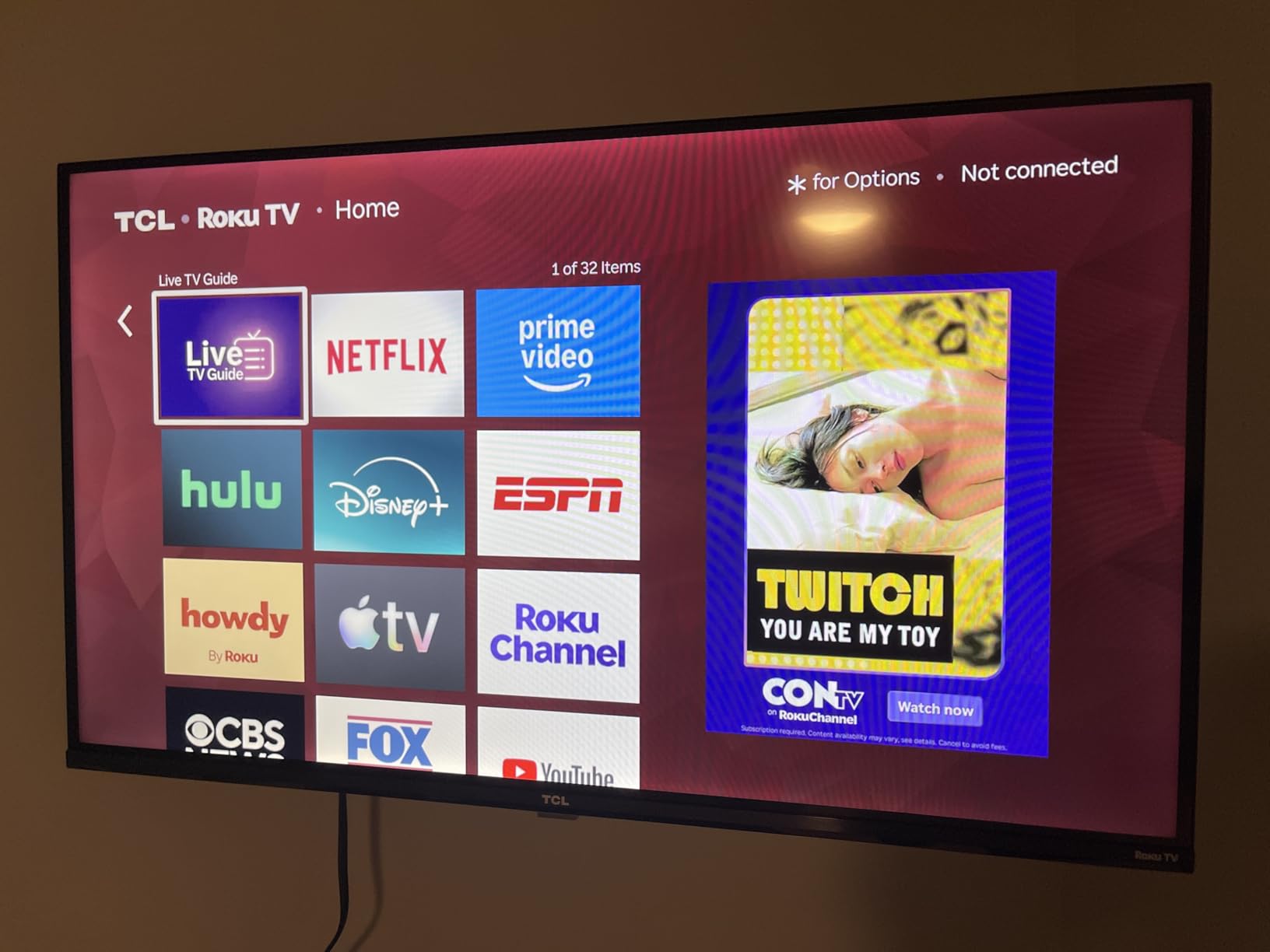 32-Inch Class S3 1080p LED Smart TV with Roku TV (32S350R, 2023 Model), Compatible with Alexa, Google Assistant, and Apple HomeKit Compatibility, Streaming FHD Television, Black customer photo 1