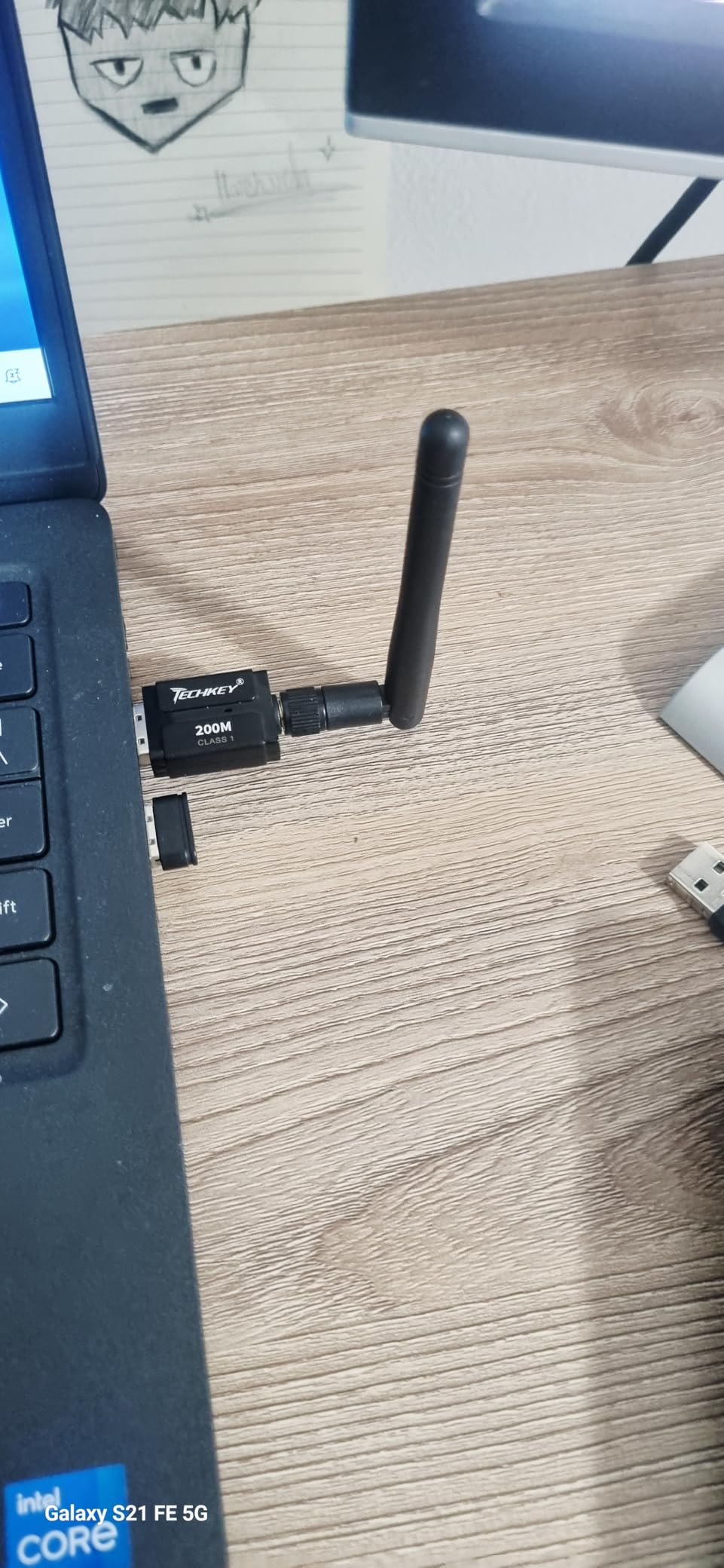 Long Range USB Bluetooth 5.3 Adapter for Desktop PC - 328FT Wireless Transfer for Mouse, Keyboard, Headphones - Win11/10/8.1 Support customer photo 1
