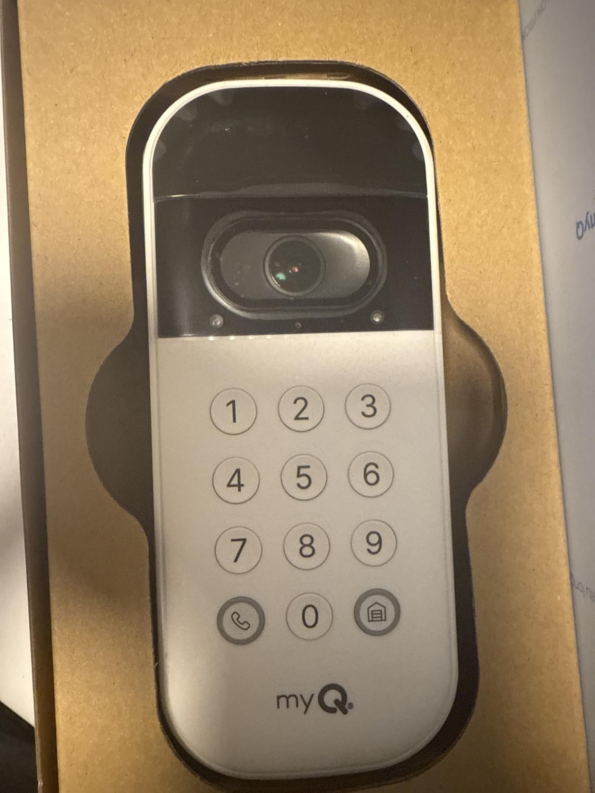 myQ Smart Garage Door Video Keypad with Wide-Angle Camera, Customizable PIN Codes, and Smartphone Control - Works with Chamberlain, LiftMaster and Craftsman customer photo 1