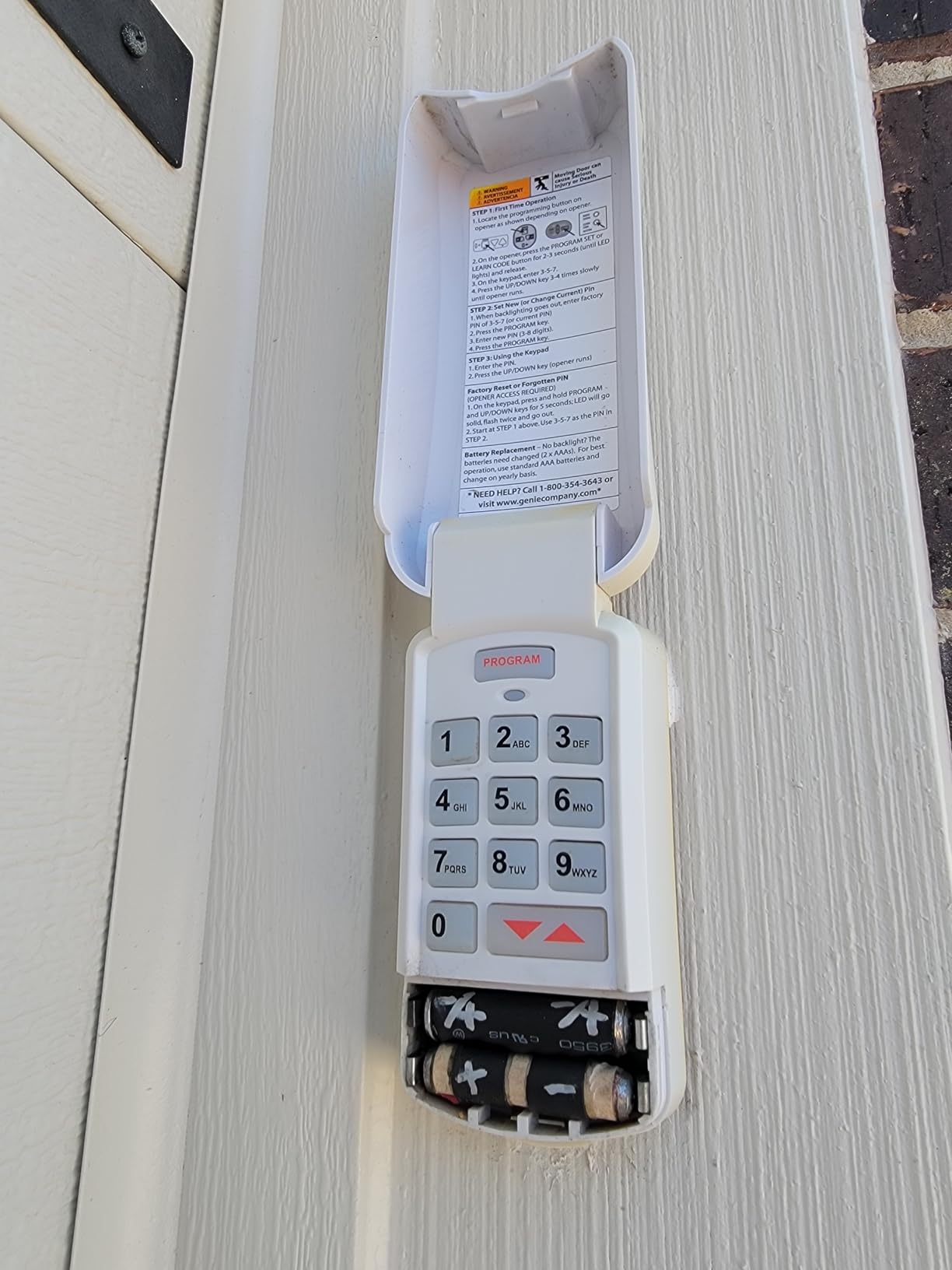 myQ Smart Garage Door Video Keypad with Wide-Angle Camera, Customizable PIN Codes, and Smartphone Control - Works with Chamberlain, LiftMaster and Craftsman customer photo 2