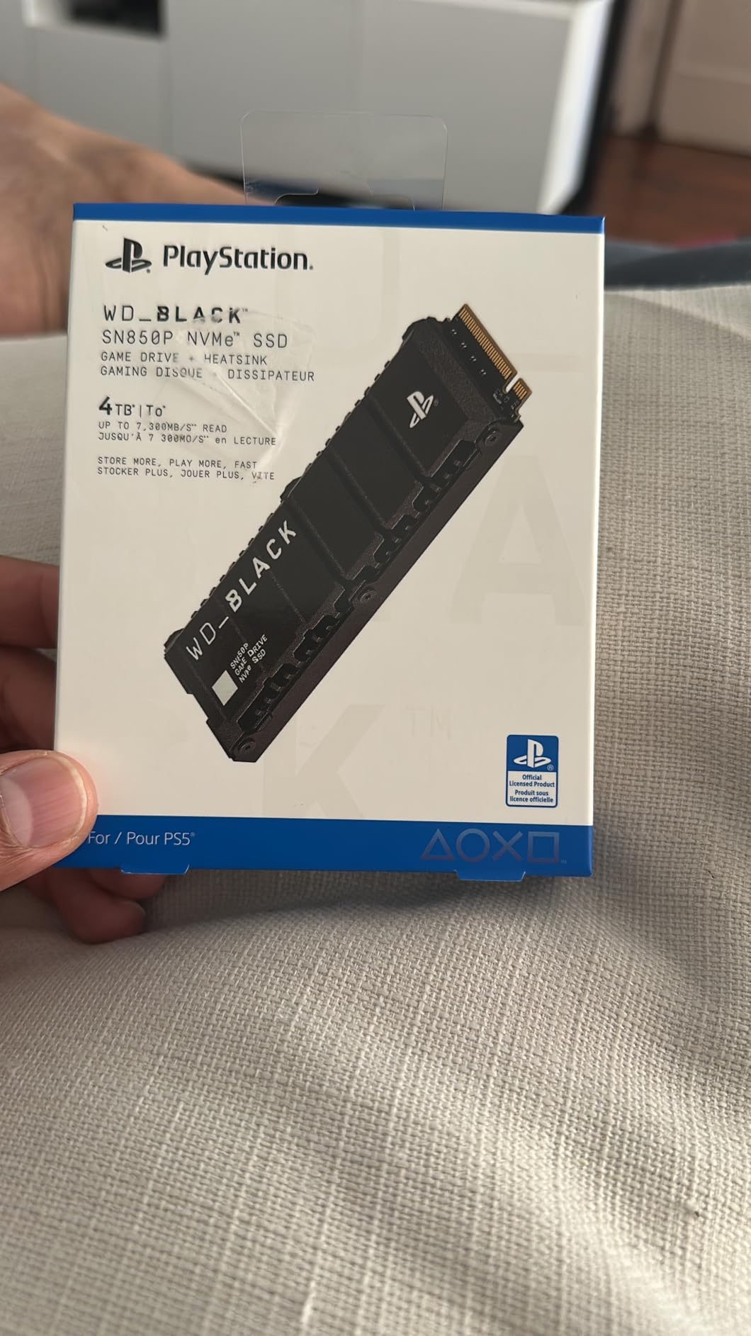 WD_BLACK 2TB SN850P NVMe M.2 SSD Officially Licensed Storage Expansion for PS5 Consoles, up to 7,300MB/s, with heatsink customer photo 2