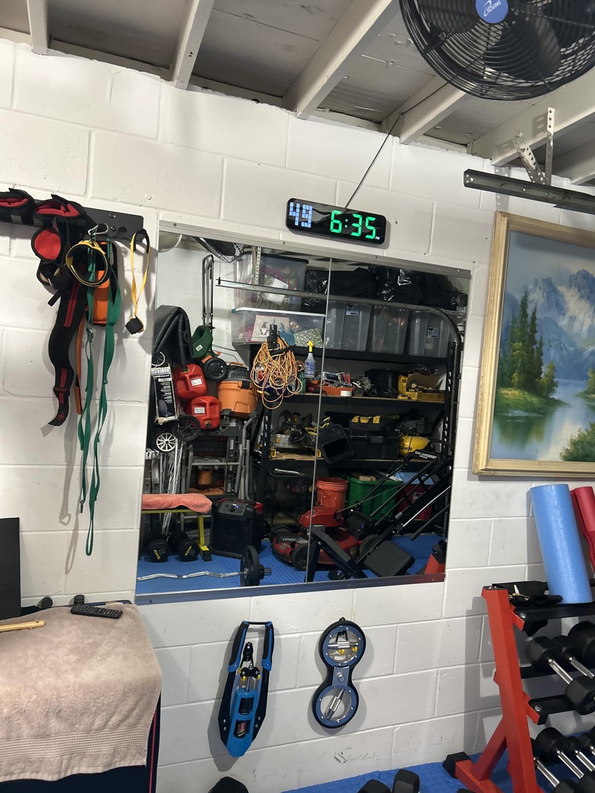 Gym Timer - Large Digital Gym Clock Wall with Interval Time Progress Bar customer photo 2