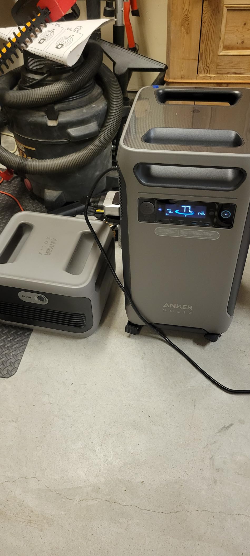 Anker SOLIX F3800 Portable Power Station, 3840Wh, LiFePO4 Batteries, Ultra-High 6000W AC Output with 120V/240V, Solar Generator for Home Backup, RVs, Emergencies, Power Outages, and Outdoor Camping customer photo 1
