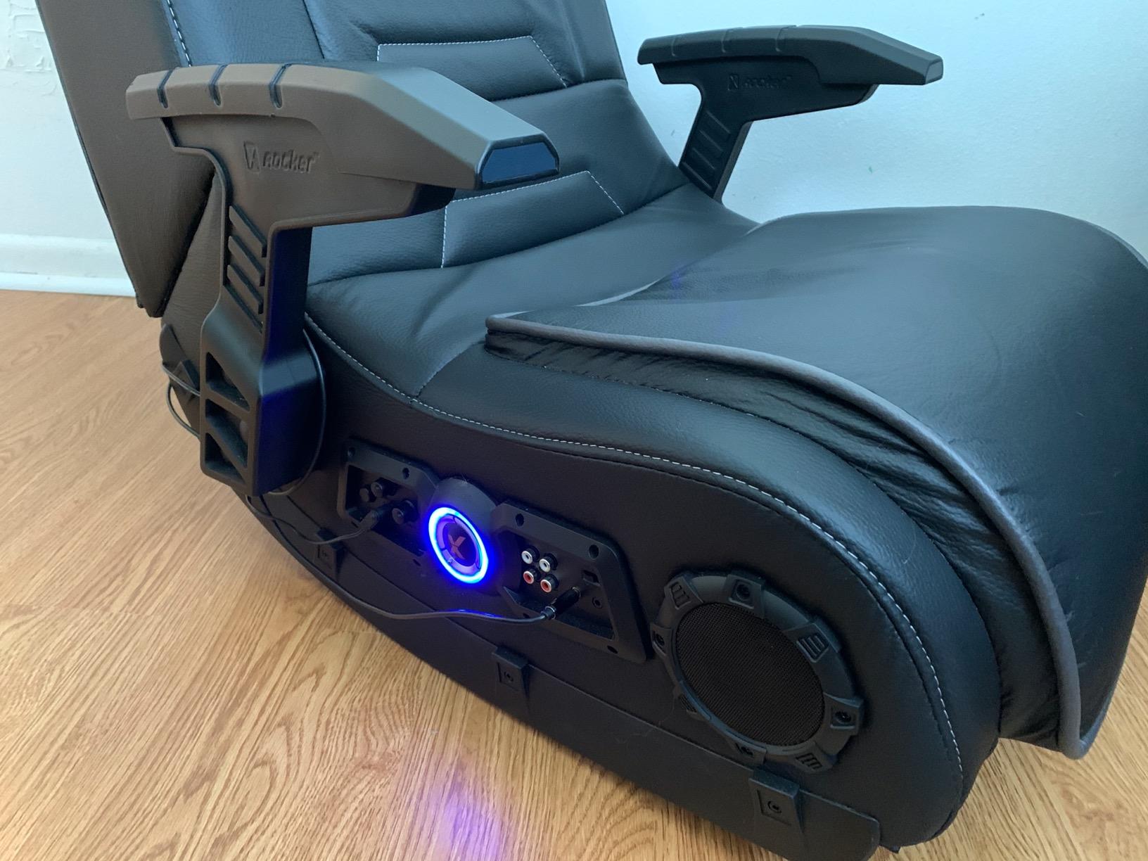 X Rocker Video Gaming Floor Rocker Chair, Built-in Audio, College Dorm Essentials for Guys and Girls, Bedroom, Foldable, Gifts for Gamers customer photo 1