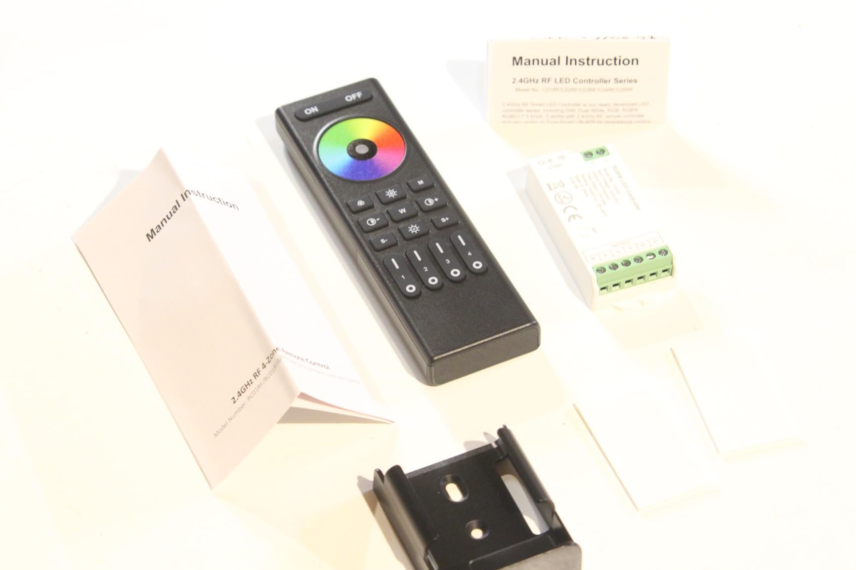 BTF-LIGHTING 5050SMD FCOB COB RGBW RF Remote RC03RFB & C04RF Tuya Controller Kit 4 Zones RF 2.4GHz Wireless Remote Group Control PWM(+ R G B W) 5pin LED Strip DC5V DC12V DC24V customer photo 1