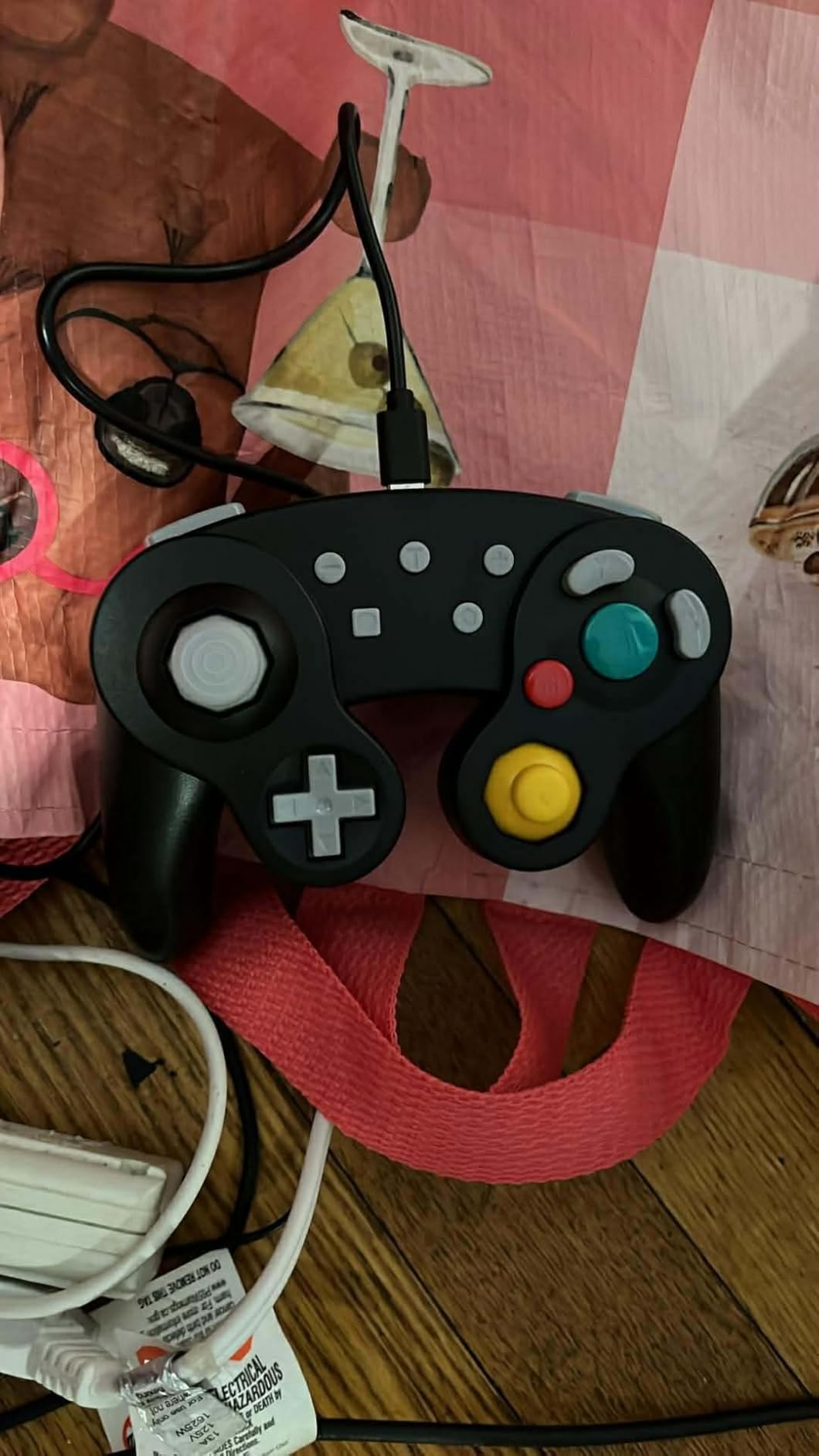Wireless Gamecube Controller for Nintendo Switch,Wireless Switch Pro Controller for Nintendo Switch/PC/Steam,One-Button Wake Up,6-Axis Gyro Motion,Turbo & Auto Turbo(Black) customer photo 1