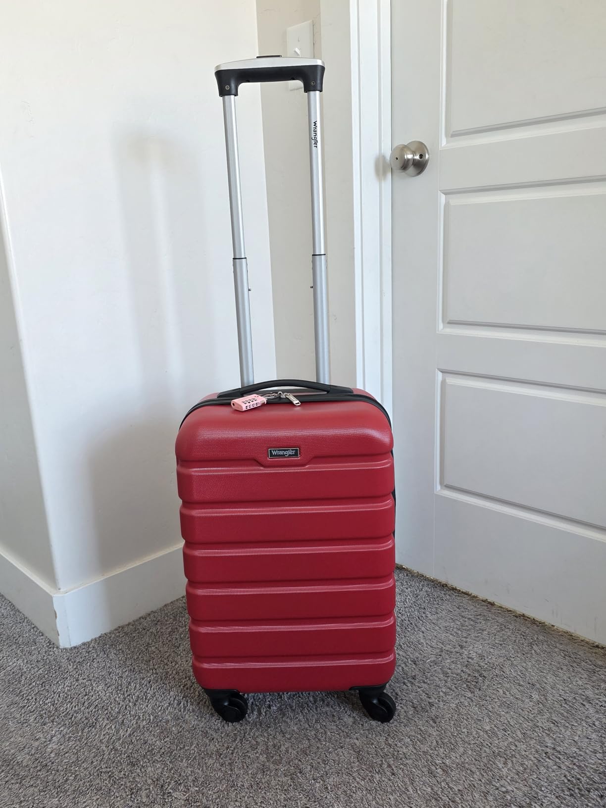 Hardside Spinner Luggage, Blue Heaven, Carry-On 20-Inch customer photo 1