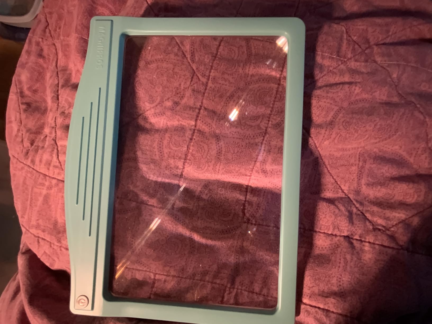 MAGNIPROS Patented 5X Large LED Page Magnifier with Detachable Stand | Eye Caring 3 Color Light Modes & Anti-Glare Lens to Reduce Eye Strain-Ideal for Reading Fine Print, Crafting, Low Vision Seniors customer photo 1