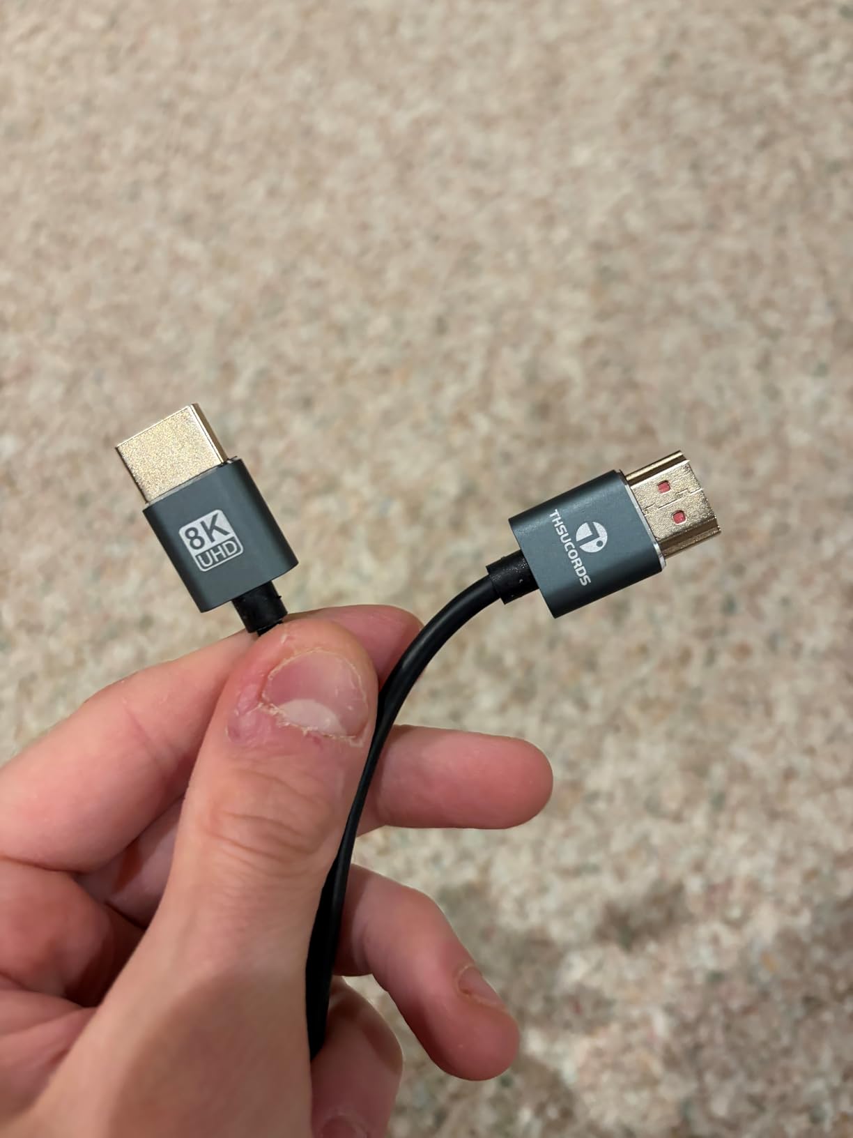 Ultra Thin 8K 4K HDMI Cables 10FT, Slim & Flexible Soft High Speed HDMI 2.1 Cord Support 4K@120Hz 8K@60Hz 48Gbps for Roku TV/HDTV/PS5/Blu-ray customer photo 1