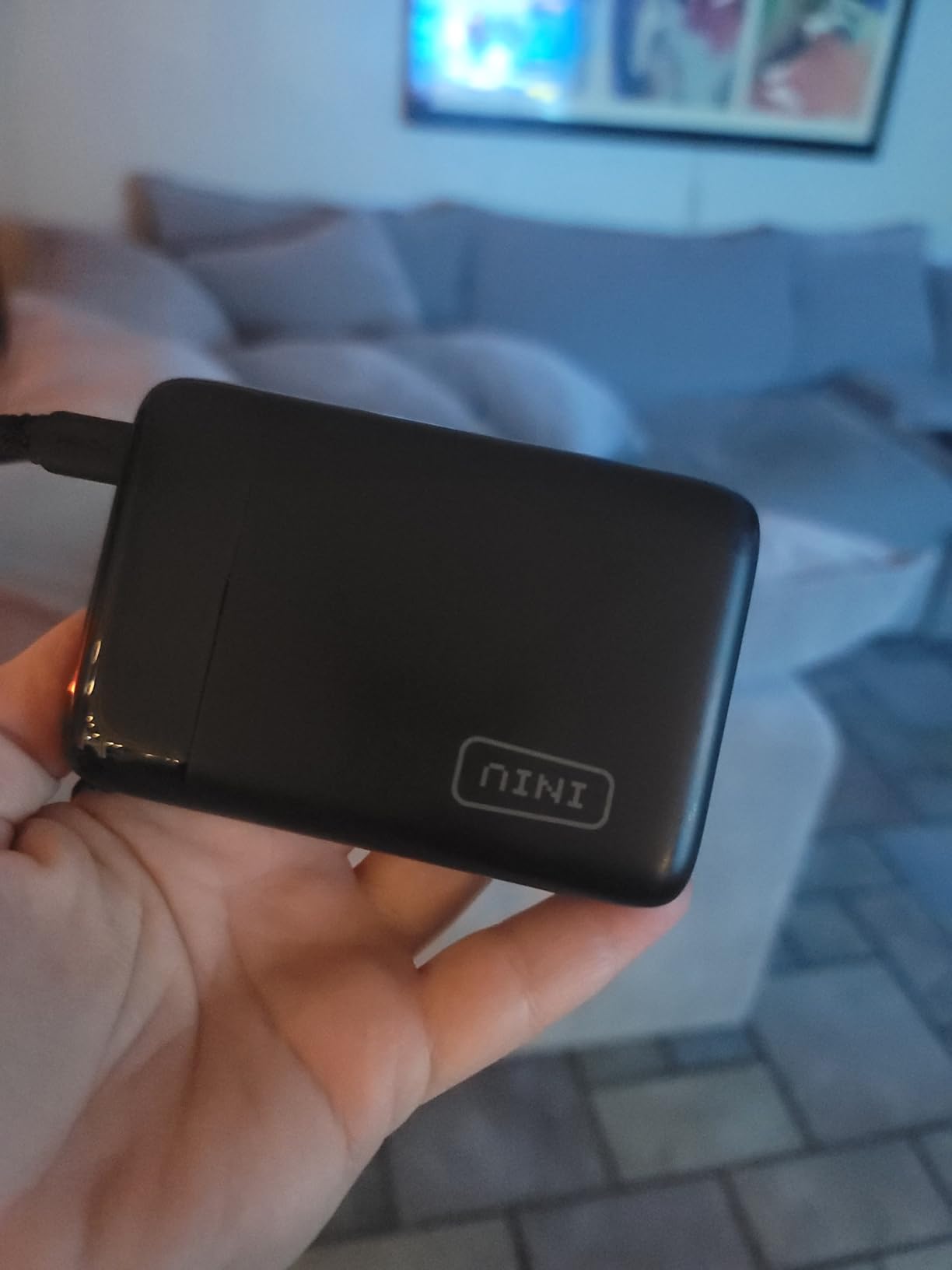 INIU Portable Charger, Smallest 22.5W 20000mAh USB C in & Out Power Bank Fast Charging, PD 3.0+QC 4.0 LED Display Phone Battery Pack Compatible with iPhone 17 16 15 14 Pro Samsung S24 Google iPad etc customer photo 2