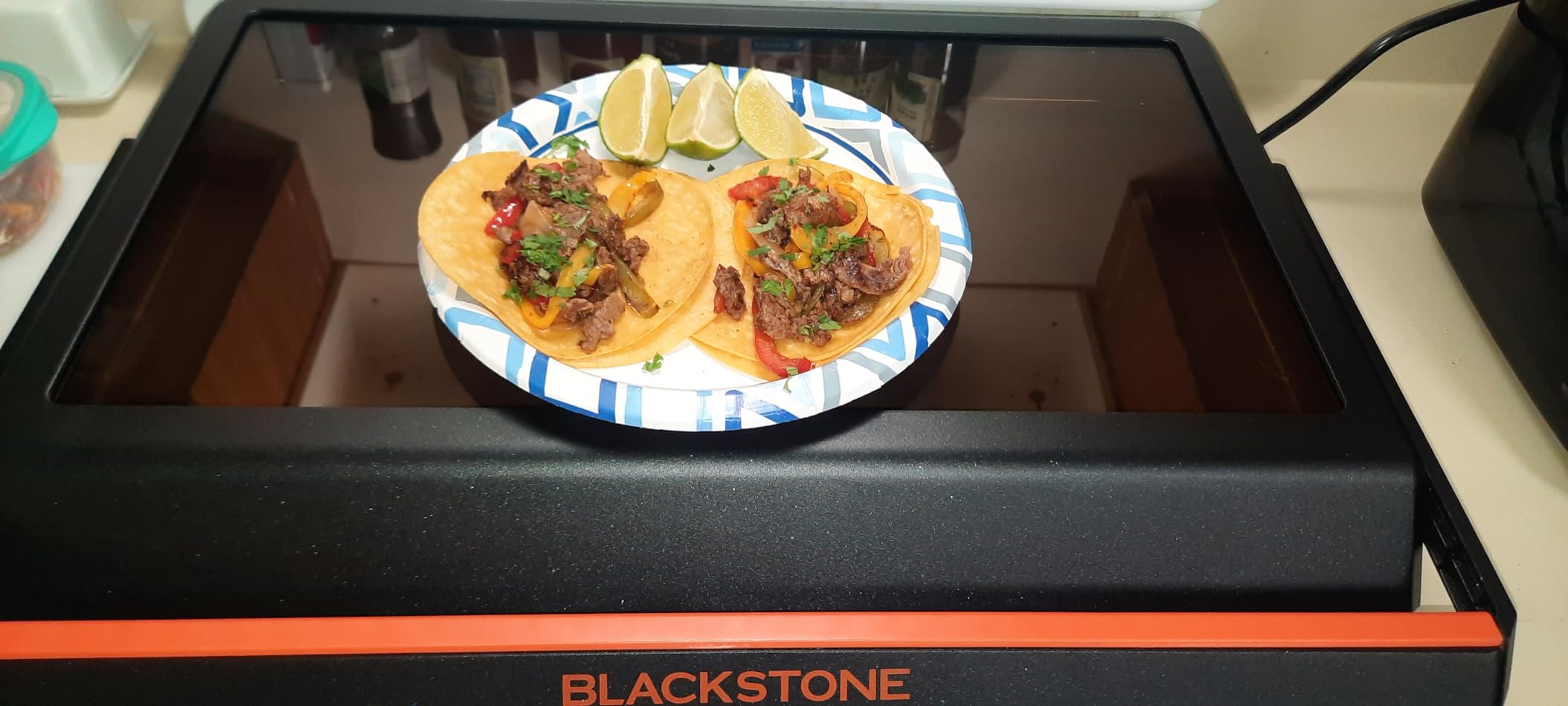22 Inch Electric Griddle Nonstick with Lid, 8001 E-Series Tabletop Large Griddle By Blackstone with Blackstone Griddle Accessories For Indoor and Outdoor Use customer photo 1