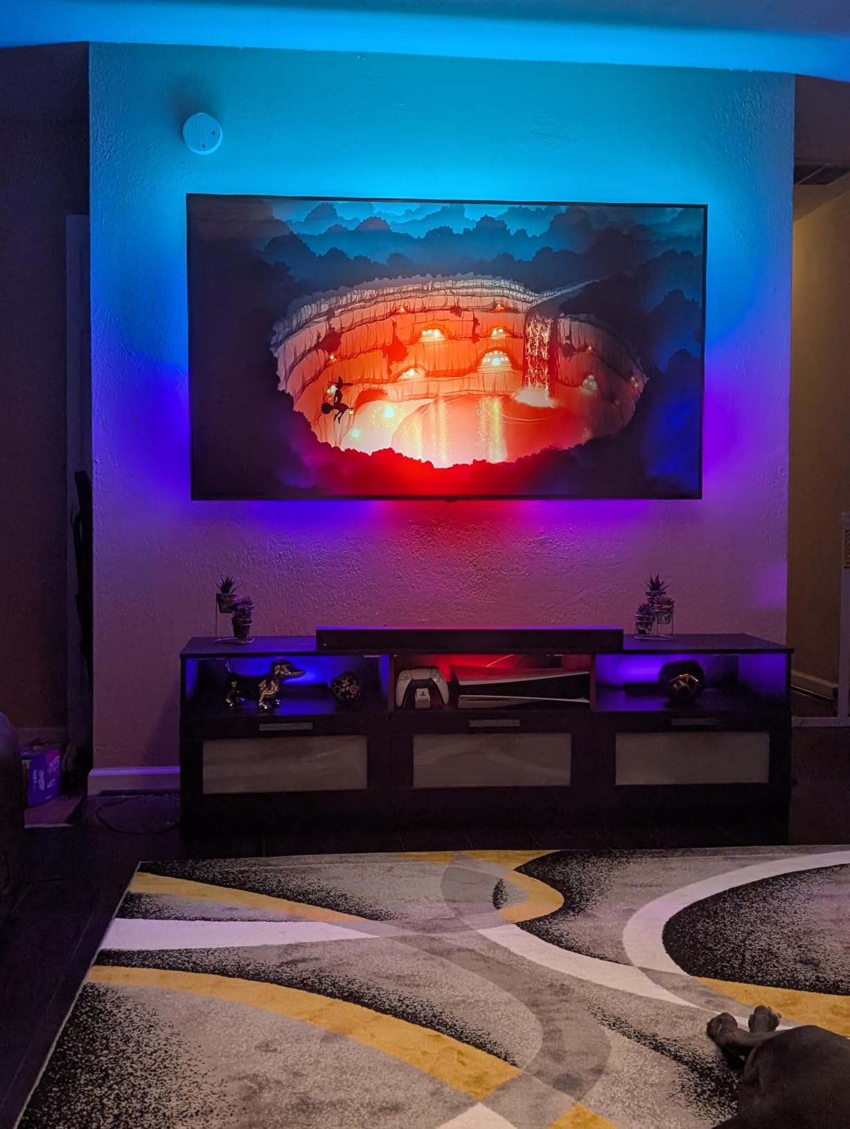 Large Smart Light Tube, Black - White and Color Ambiance LED Color-Changing Light - 1 Pack - Sync with TV, Music, and Gaming - Requires Bridge and Sync Box customer photo 2