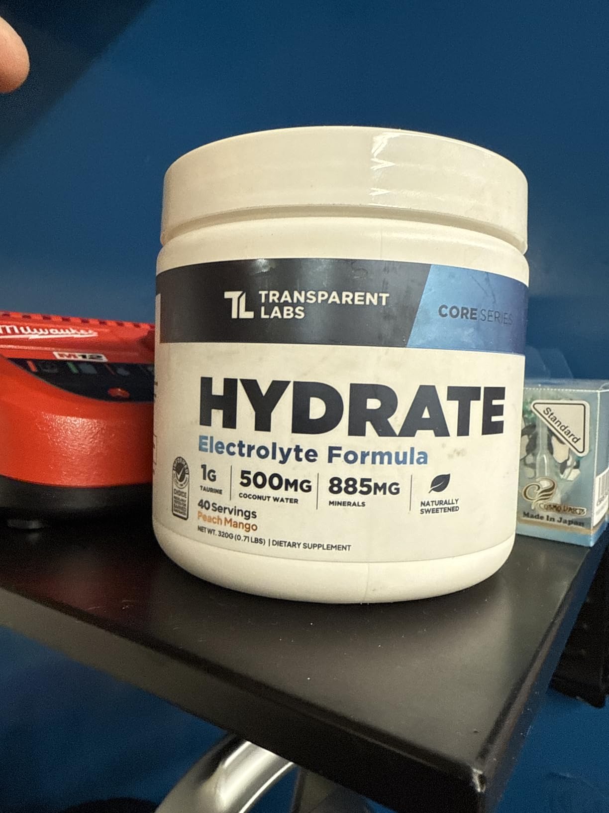 Transparent Labs Hydrate Naturally Sweetened Electrolytes Powder - Hydration Powder Electrolytes with Coconut Water, Calcium, Taurine, & Potassium - 40 Servings, Tropical Punch customer photo 1