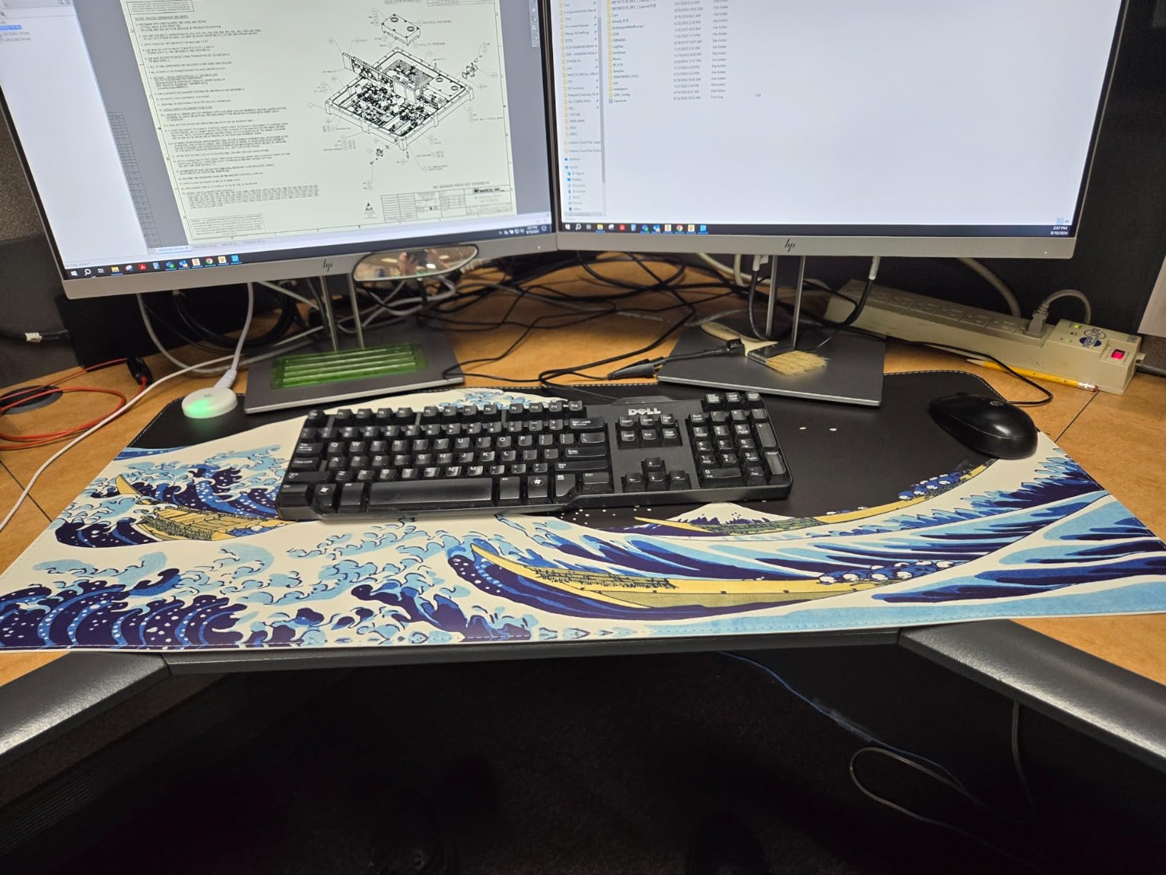 iLeadon Heated Mouse Pad, Heated Desk Mat, Electric Warm Desk Pad with 3 Heating Levels & 3 Auto Shut-Off Levels, 35.4