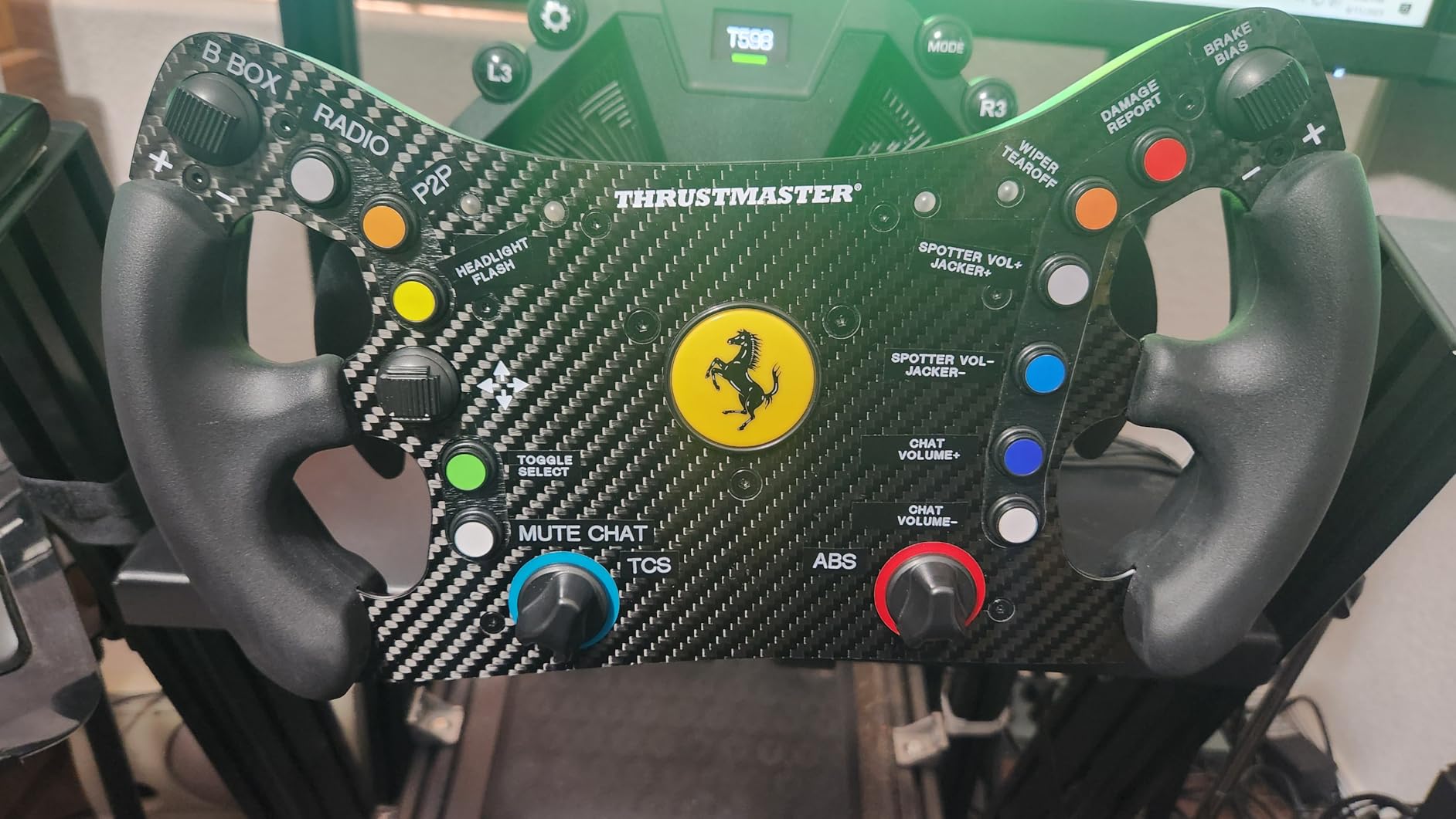Thrustmaster Ferrari 488 GT3 Wheel Add-On (compatible w/ PS5, PS5 Pro, PS4, XBOX Series X/S, One, PC) customer photo 2