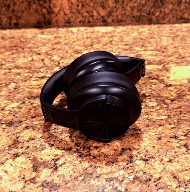 Picun B8 Bluetooth Headphones, 120H Playtime Headphone Wireless Bluetooth with 3 EQ Modes, Low Latency, Hands-Free Calls, Over Ear Headphones for Travel Home Office Cellphone PC customer photo 1