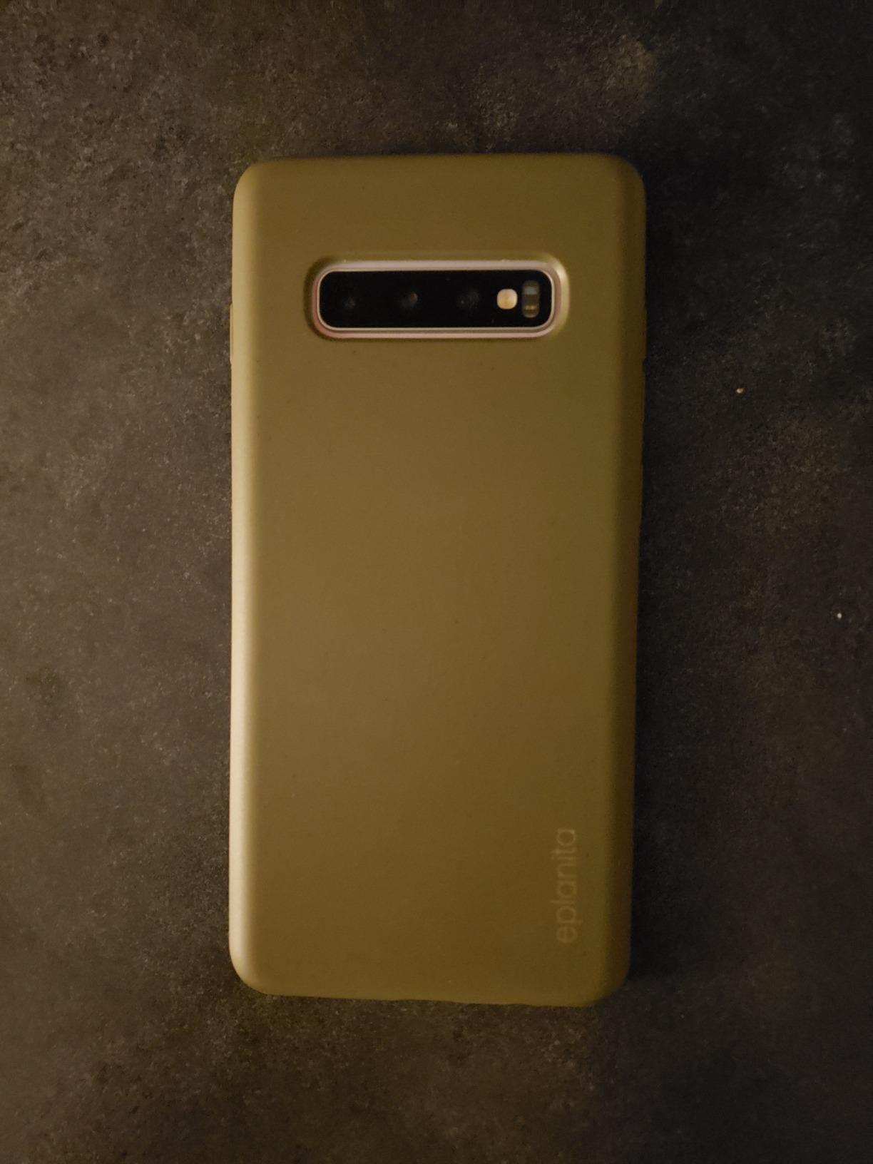 eplanita Eco Mobile Phone Case Compatible for iPhone 15, Plant Fiber, Drop Protection Cover, Durable and Sustainable (Khaki) customer photo 2