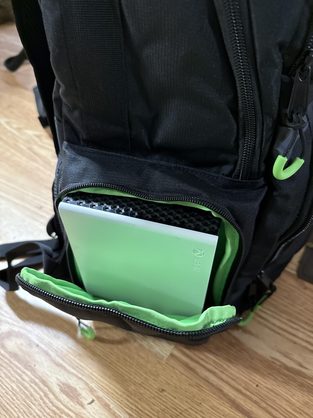 Carry Backpack Compatible with Xbox Series X/S Console, Travel Carrying Case with Separate Storage Room for Console, Headset, Controllers, Multiple Pockets for Gaming Accessories(Patent Design) customer photo 1