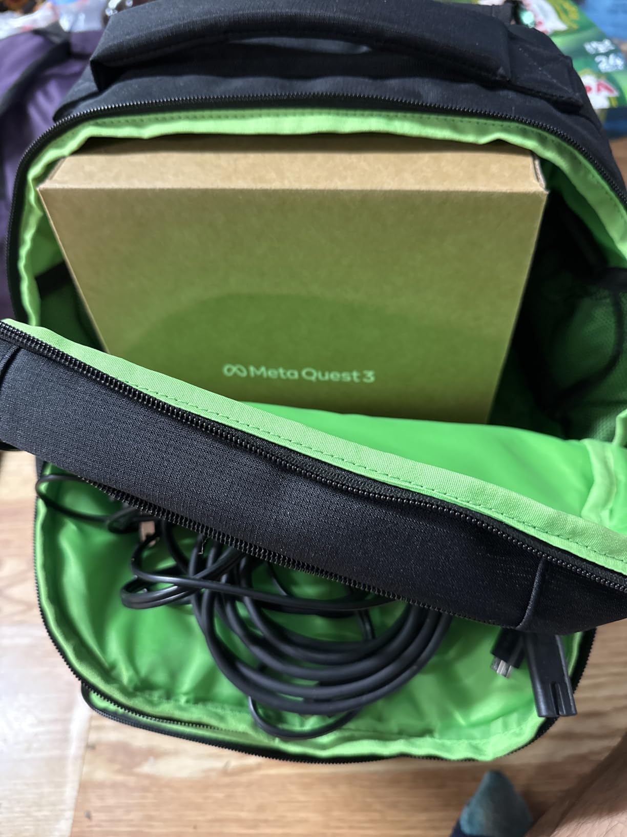 Carry Backpack Compatible with Xbox Series X/S Console, Travel Carrying Case with Separate Storage Room for Console, Headset, Controllers, Multiple Pockets for Gaming Accessories(Patent Design) customer photo 2
