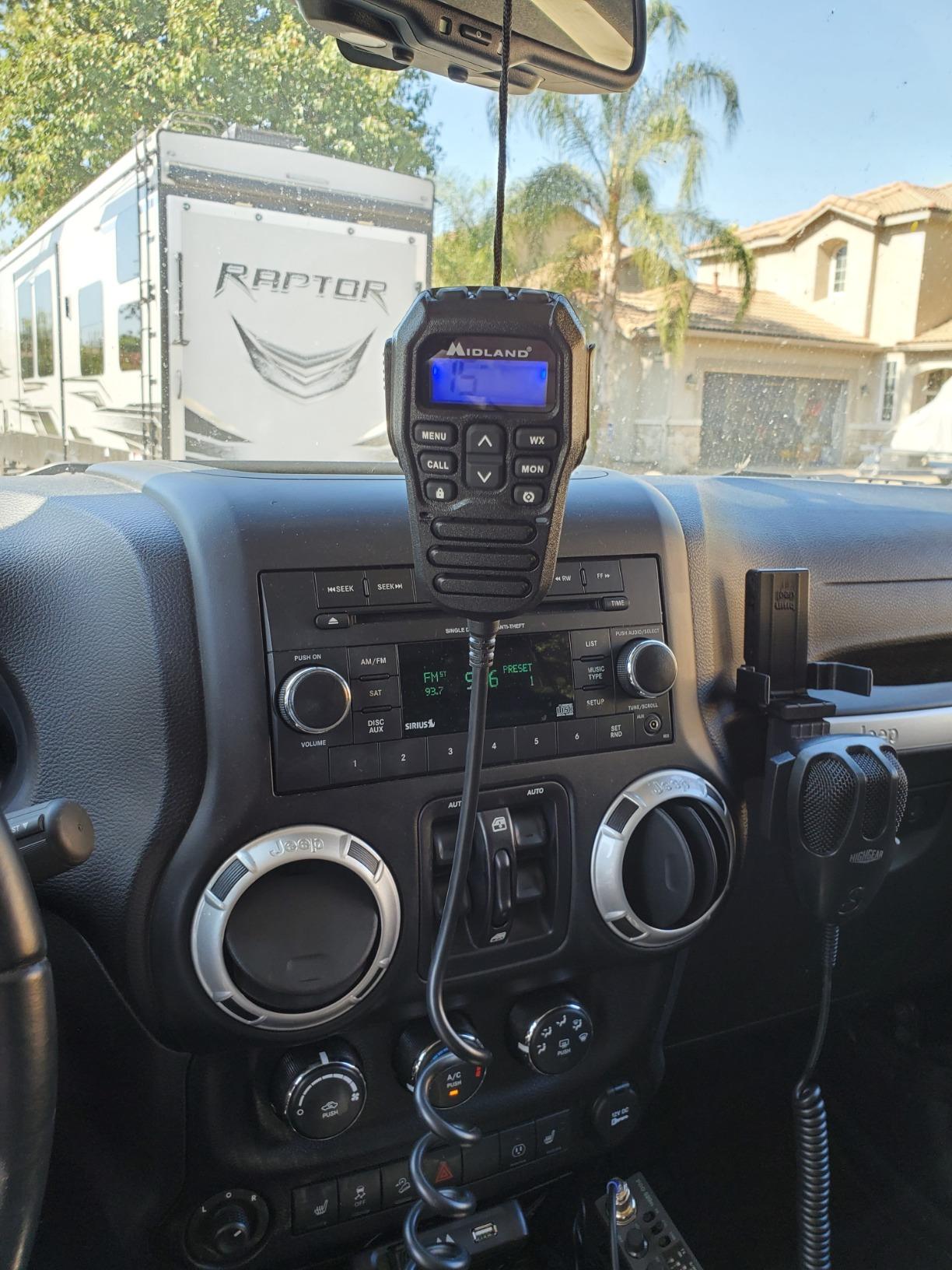 Midland MXT275 Jeep Branded MicroMobile GMRS Radio - 15 Watts Two-Way Radio with Integrated Control Microphone - Overland Tractors Detachable External Magnetic Mount Antenna - 8 Repeater Channels customer photo 2