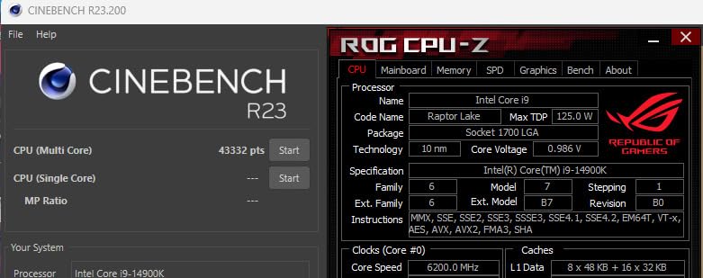Core i9-14900K Desktop Processor 24 cores (8 P-cores + 16 E-cores) up to 6.0 GHz customer photo 2