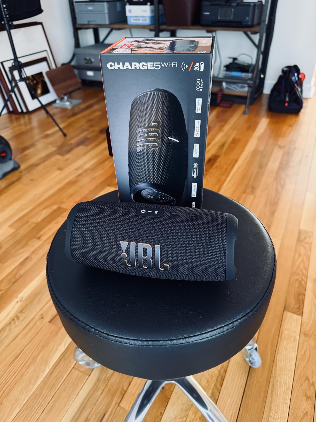 JBL Charge 5 Wi-Fi - Portable Wi-Fi and Bluetooth Speaker customer photo 2