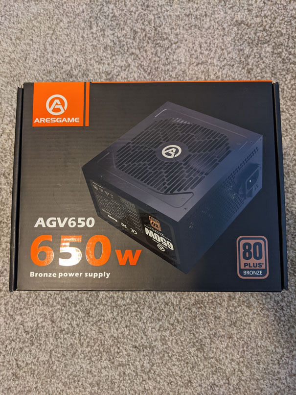 ARESGAME SFX Power Supply, 850W, ATX 3.0 & PCIE 5.0 Ready, 80 Plus Gold Certified, Fully Modular Power Supply with Durable Hydraulic Bearing Fan, SFX Form Factor, 10 Year Warranty customer photo 1