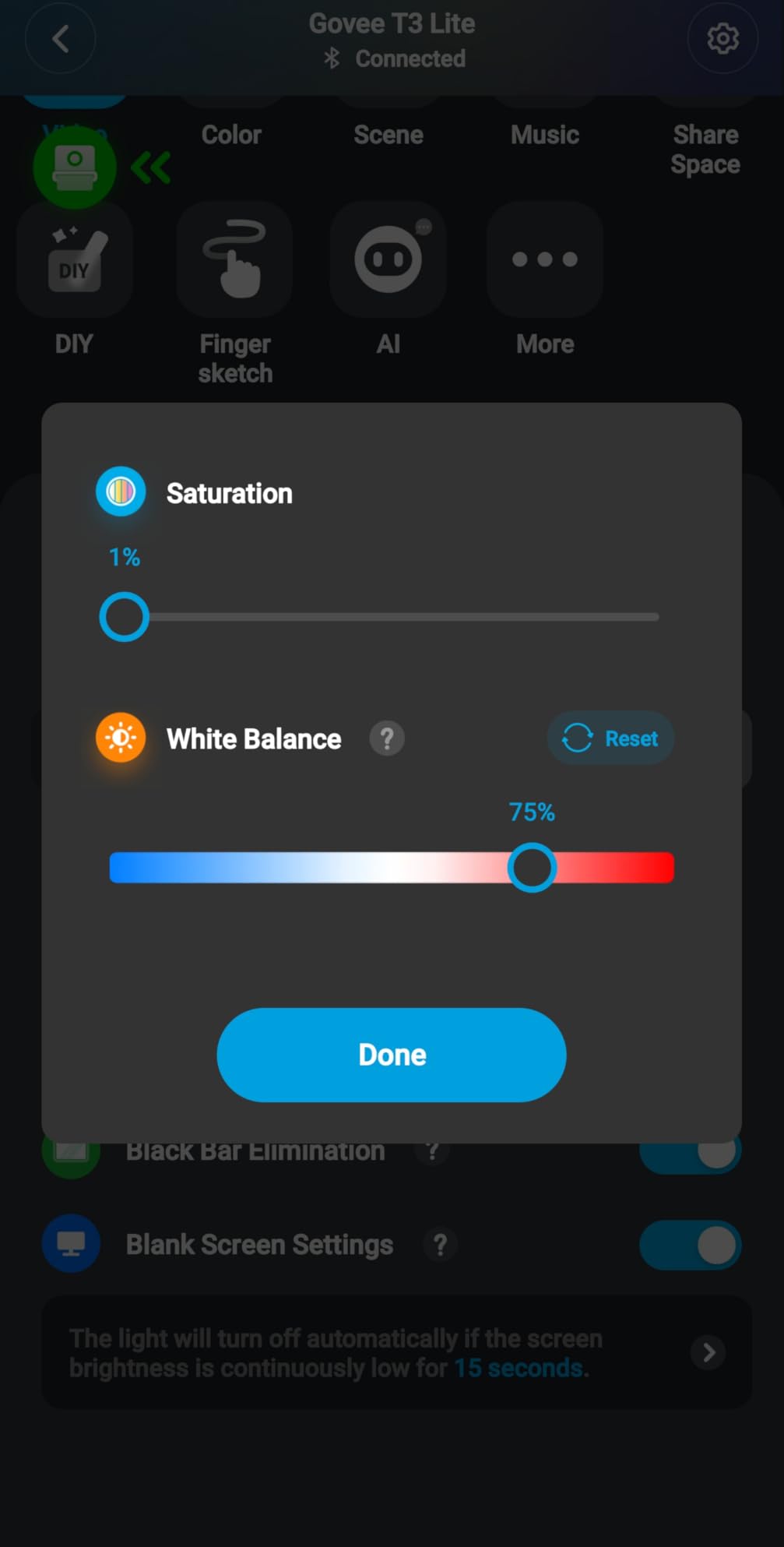 Govee TV Backlight 3 Lite with Fish-Eye Correction Function Sync to 55-65 Inch TVs, 11.8ft RGBICW Wi-Fi LED Strip Lights with Camera, 4 Colors in 1 Lamp Bead, Voice and APP Control, Adapter customer photo 2