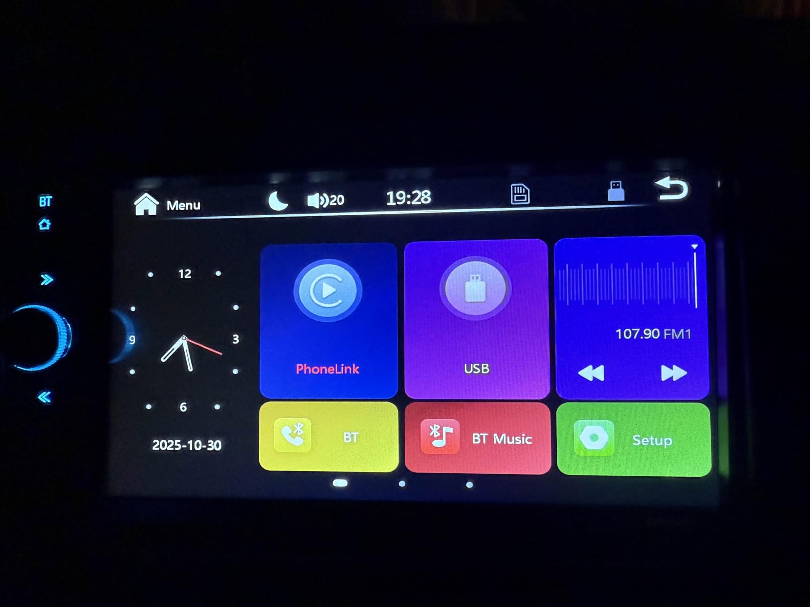 Upgrade Wireless Double Din Car Stereo with Carplay, Android Auto, Bluetooth, 4-Channel RCA, High Power, 2 Subwoofer Ports, 7