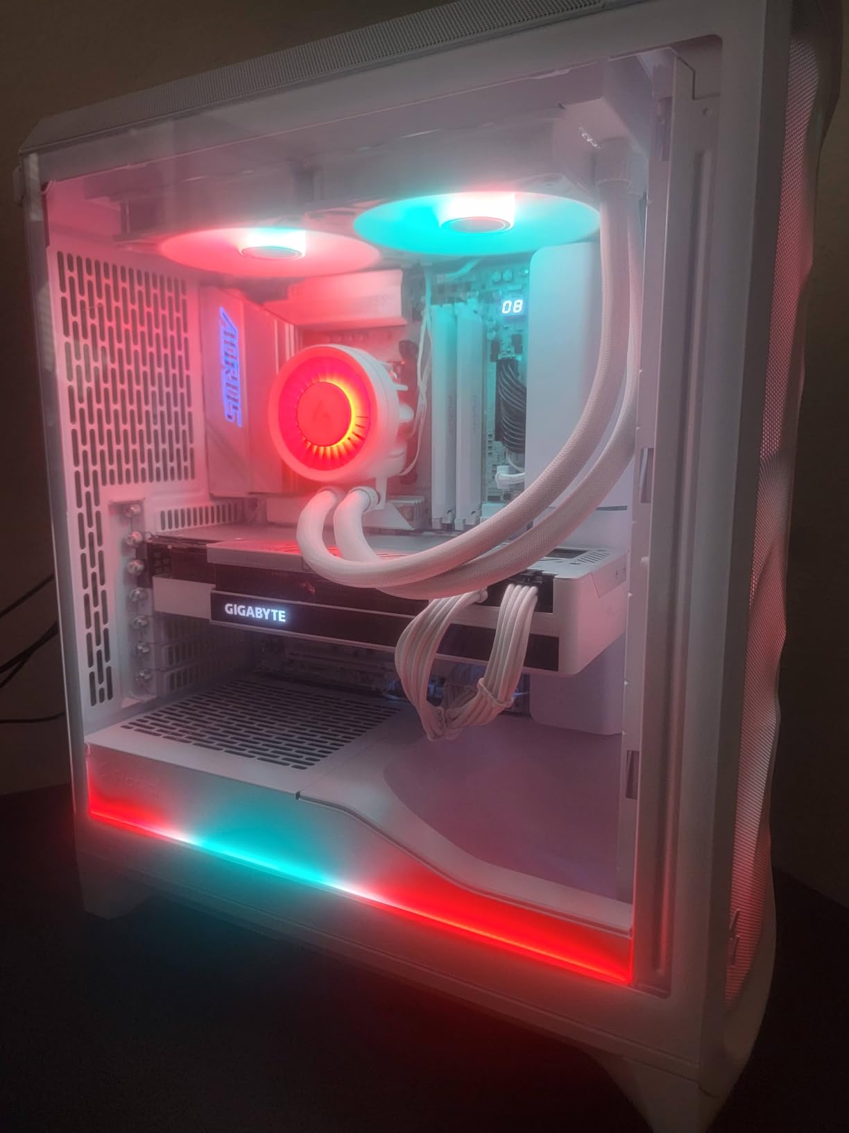 ARCTIC Liquid Freezer III 280 A-RGB - CPU AIO Water Cooler, Water Cooling PC, Intel & AMD, Efficient PWM-Controlled Pump, Fan: 200-1900 RPM, LGA1851 and LGA1700 Contact Frame - White customer photo 2