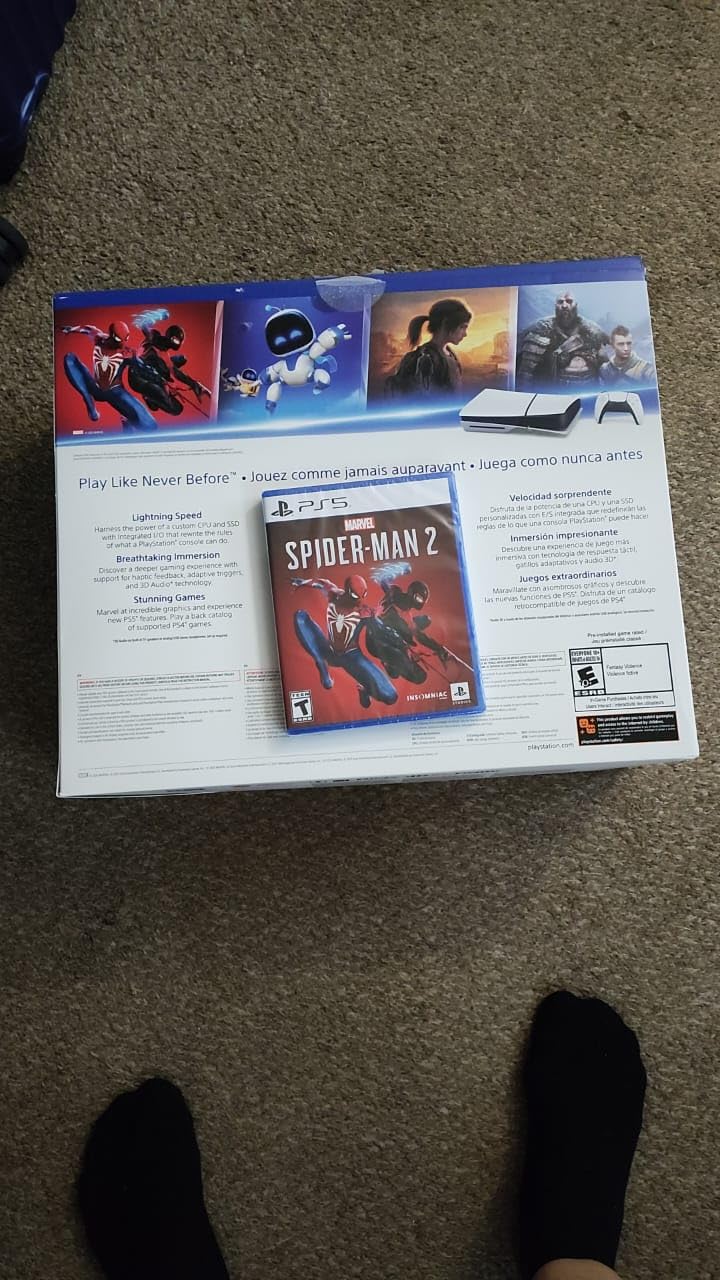 PlayStation 5 Console - Marvel's Spider-Man 2 Bundle (slim) customer photo 2