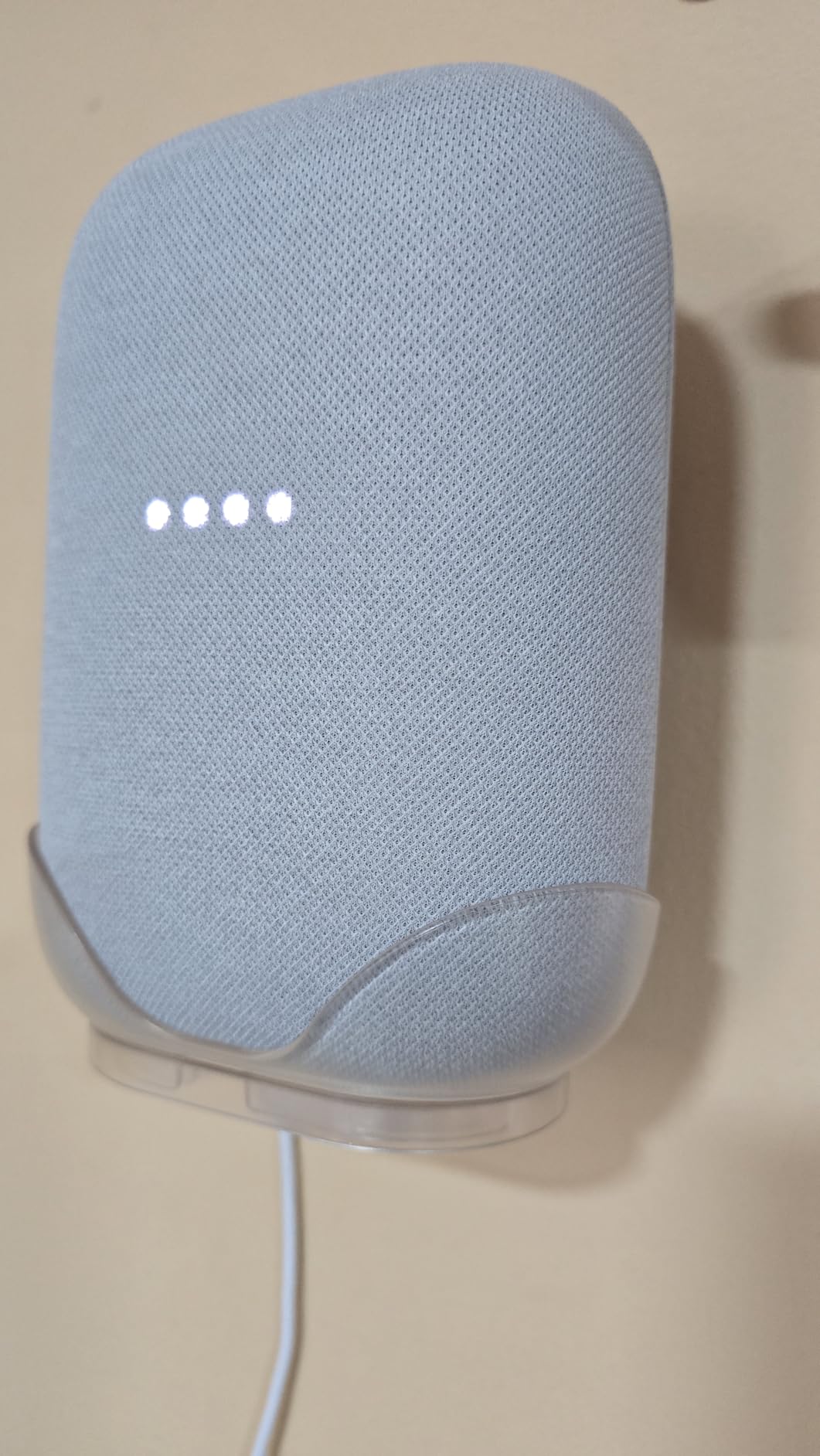 Audio Bluetooth Speaker with Keychain LED - Wireless Music Streaming - Chalk customer photo 2