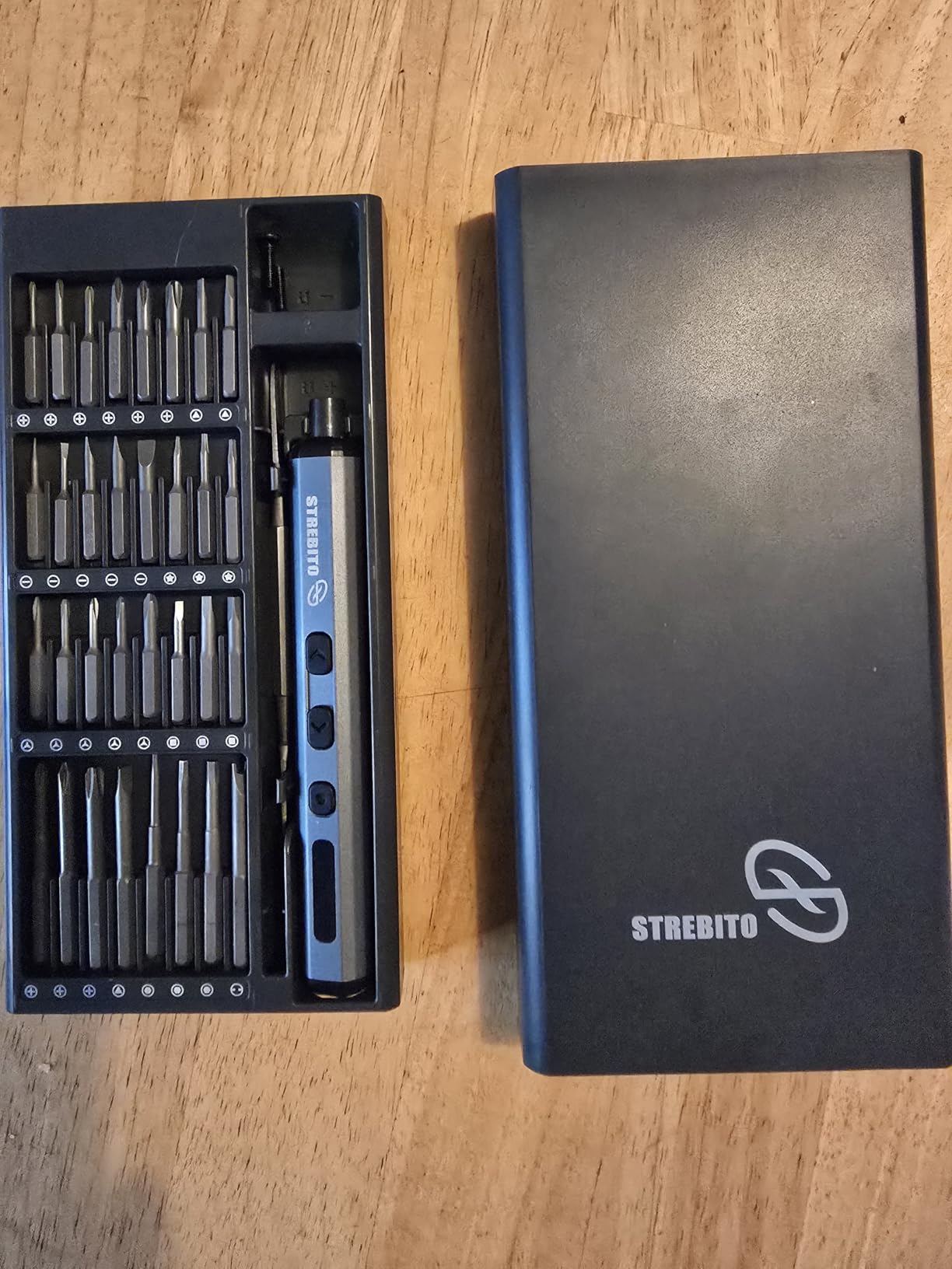STREBITO Mini Electric Screwdriver Set, 70 in 1 Small Electric Screwdriver - 64 S2 Precision Bits, 5 Torque Settings, 4 LED Lights, Mini Power Screwdriver Repair Tool Kit for PC Electronic customer photo 2