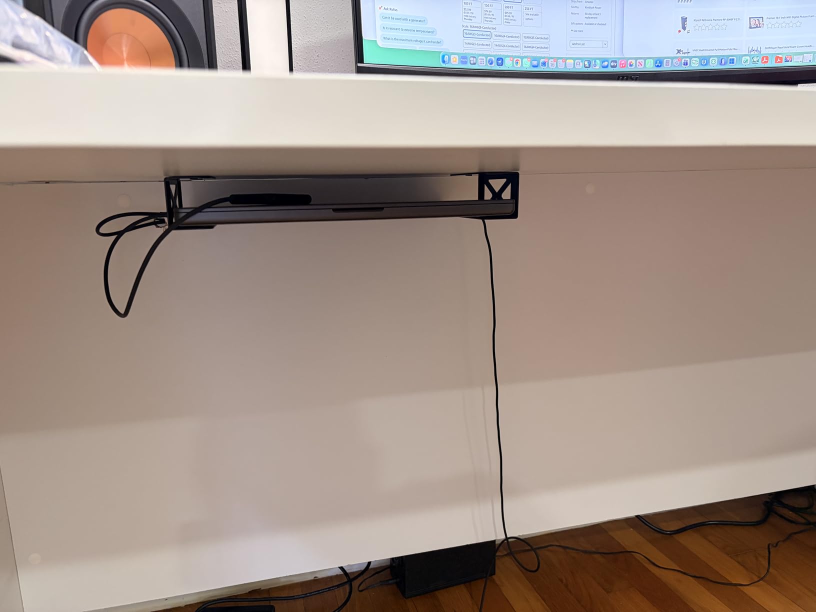 Under Desk Laptop/Mini PC Storage Mount,CPU Holder,Compatible with Dell OptiPlex,Mac Book,Mac mini and More. customer photo 1