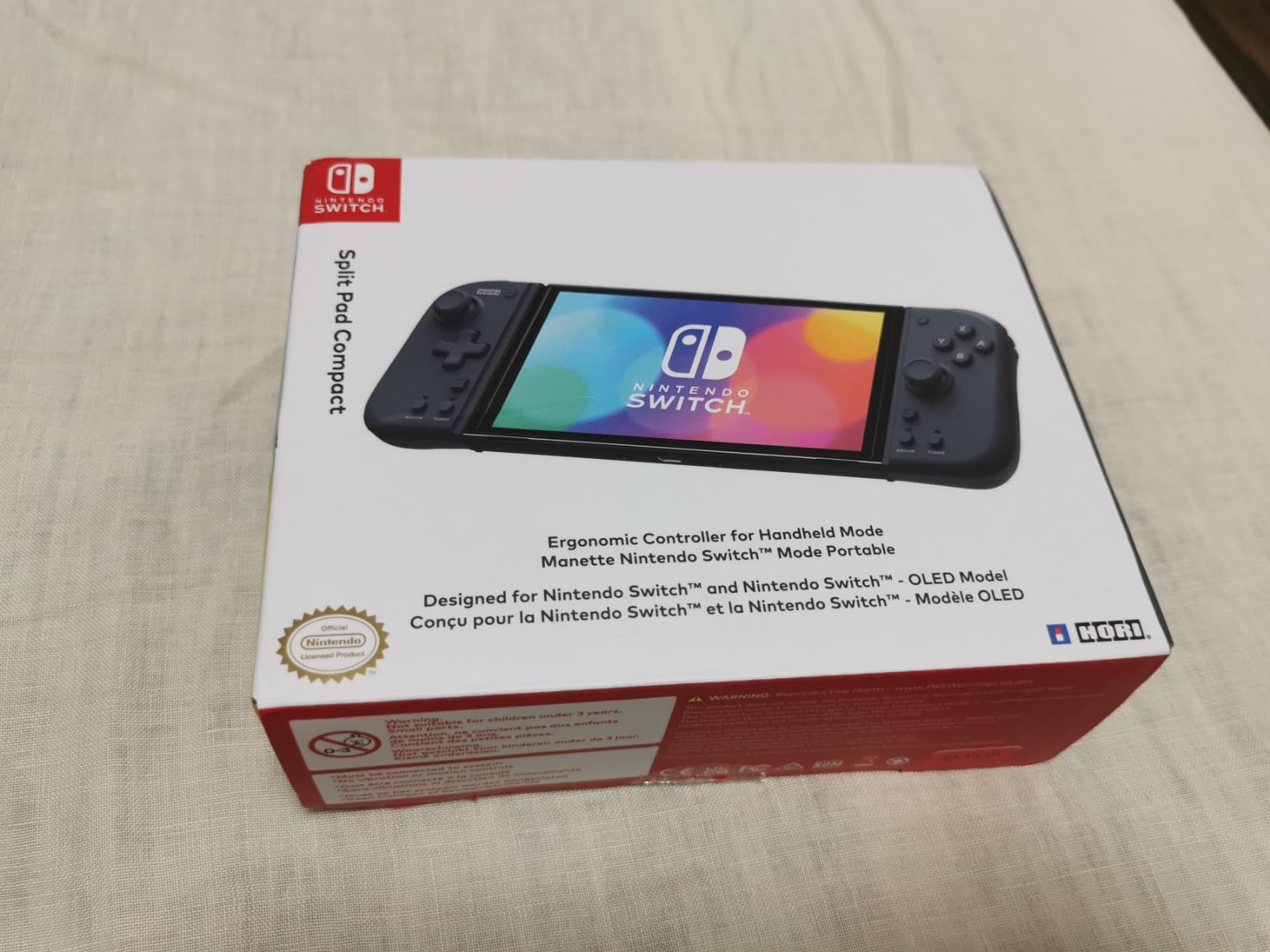 HORI Nintendo Switch Split Pad Compact (Midnight Blue) - Ergonomic Controller for Handheld Mode - Officially Licensed by Nintendo customer photo 1