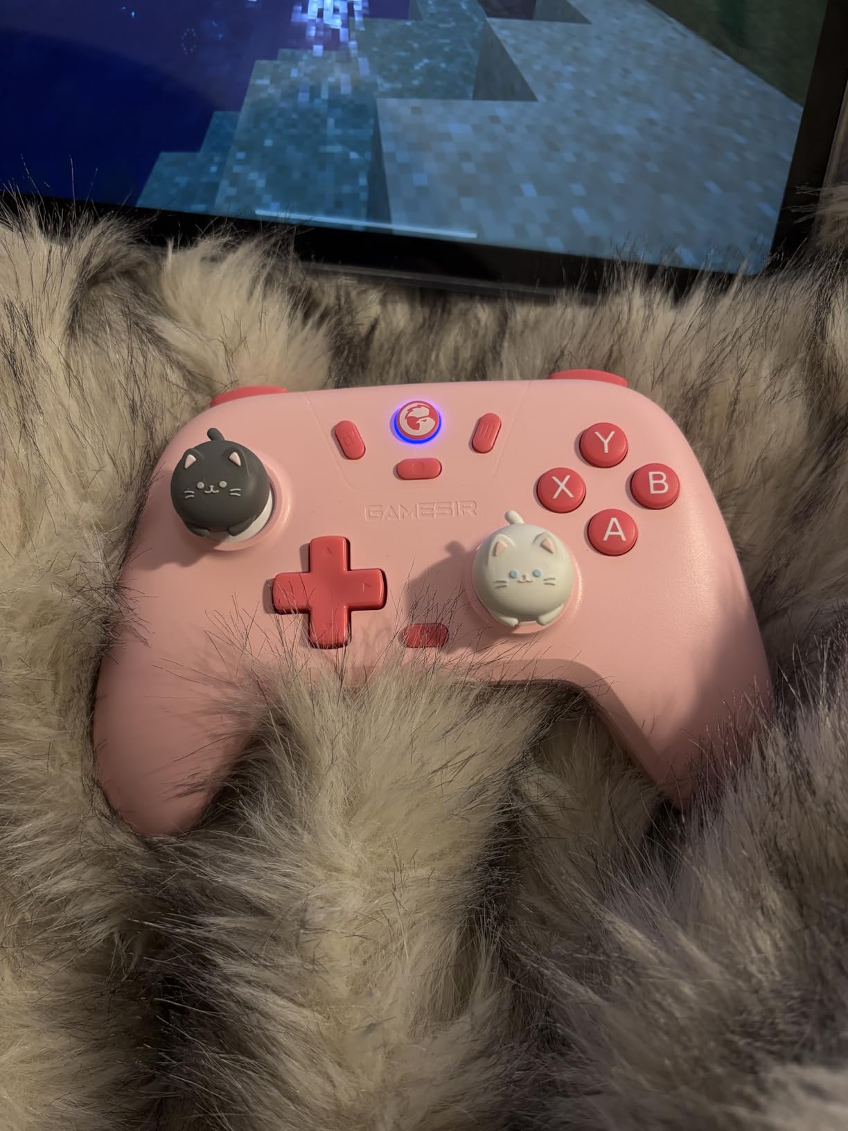GameSir Nova Lite 2.4g Wireless Controller for Windows PC, iPhone, Android, Switch & Steam Deck, Bluetooth Controller Gamepad with Hall Effect Trigger,Turbo,Rumble Vibration(White) customer photo 2