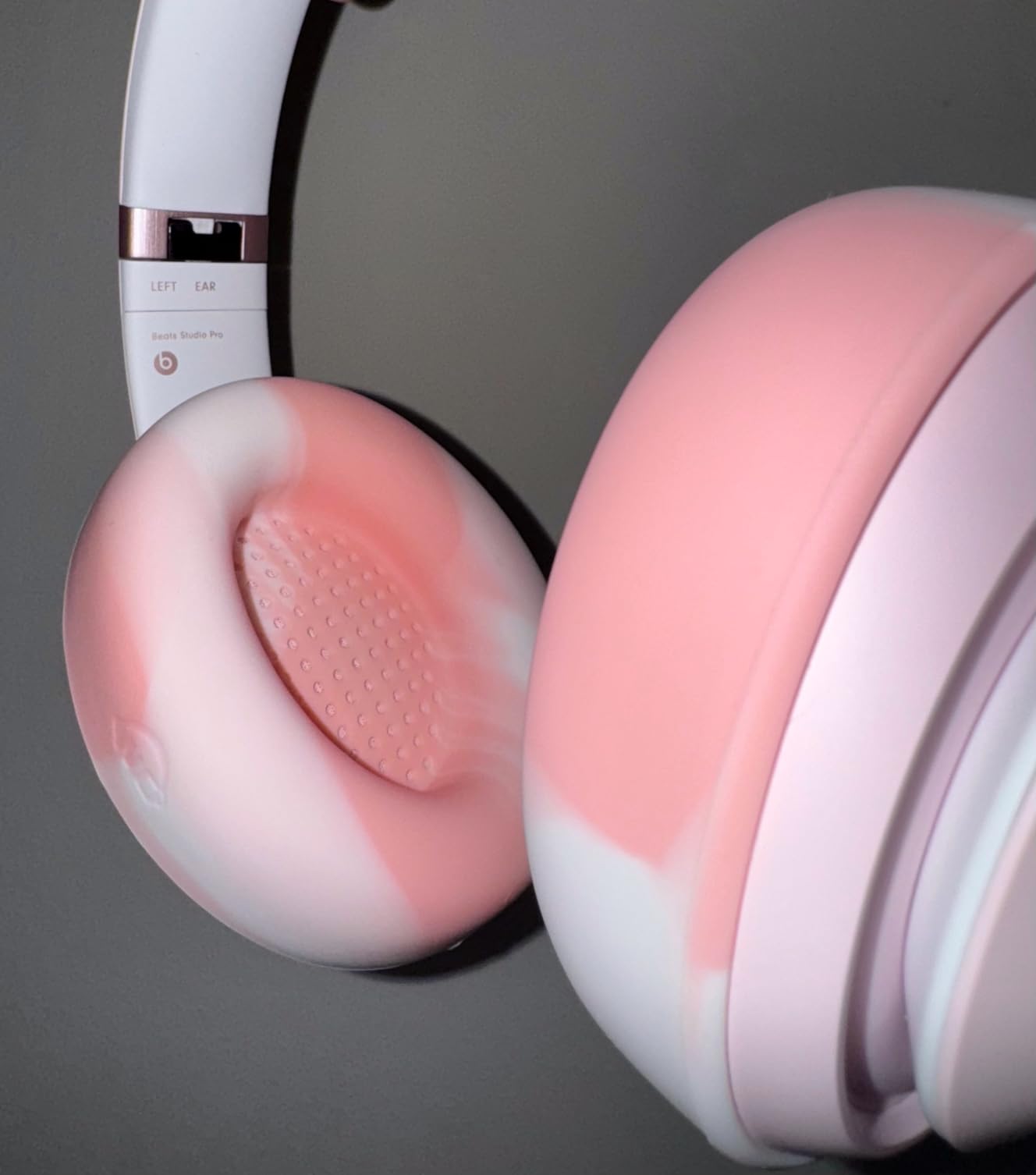 WC SweatZ Studio Pro - Patented Protective Silicone Earpad Covers for Beats Studio Pro Made by Wicked Cushions | Sweatproof & Easily Washable | Black customer photo 1