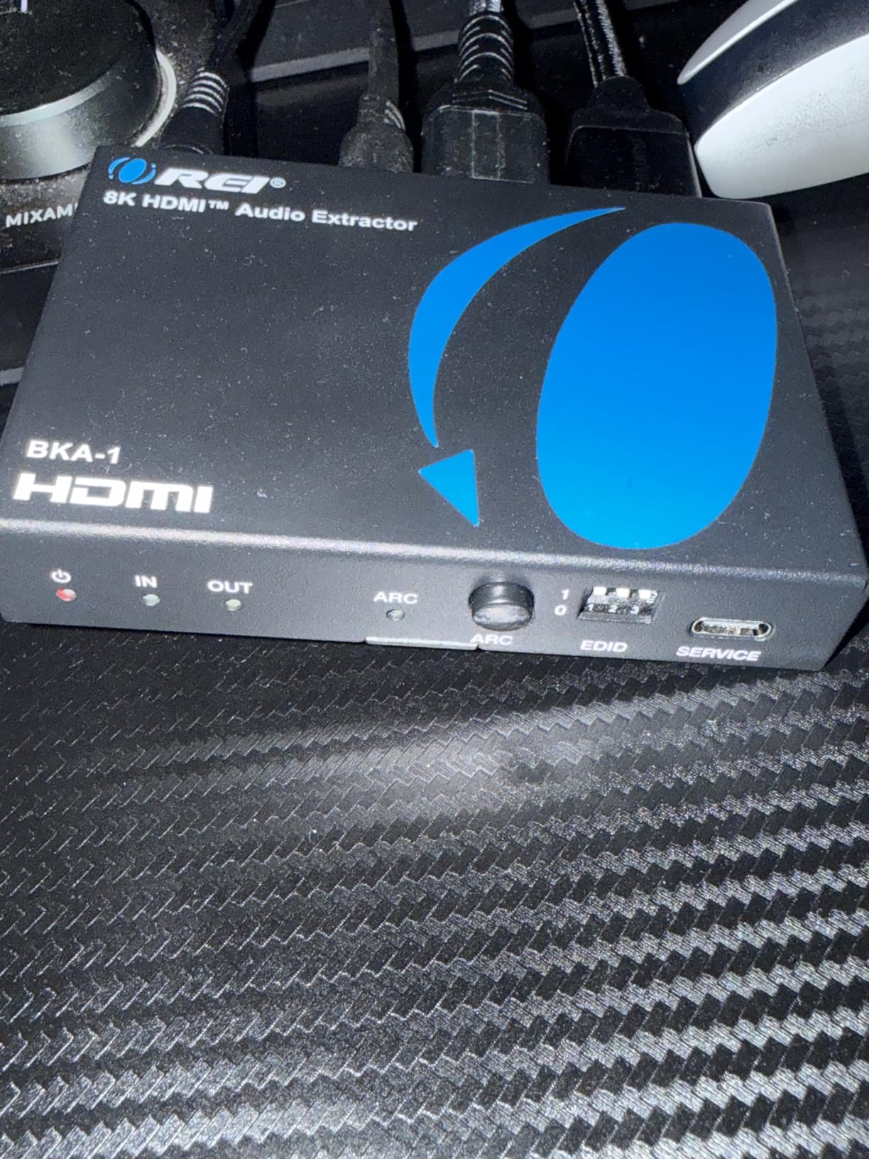 OREI 8K Audio Extractor HDMI UltraHD 4K @ 120Hz 48G HDMI 2.1 Audio Converter for PS5 SPDIF + 3.5mm Output HDCP 2.3 - Dolby Digital/DTS Passthrough CEC, HDR, Dolby Vision, ARC, HDR10+ (BKA-1) customer photo 2