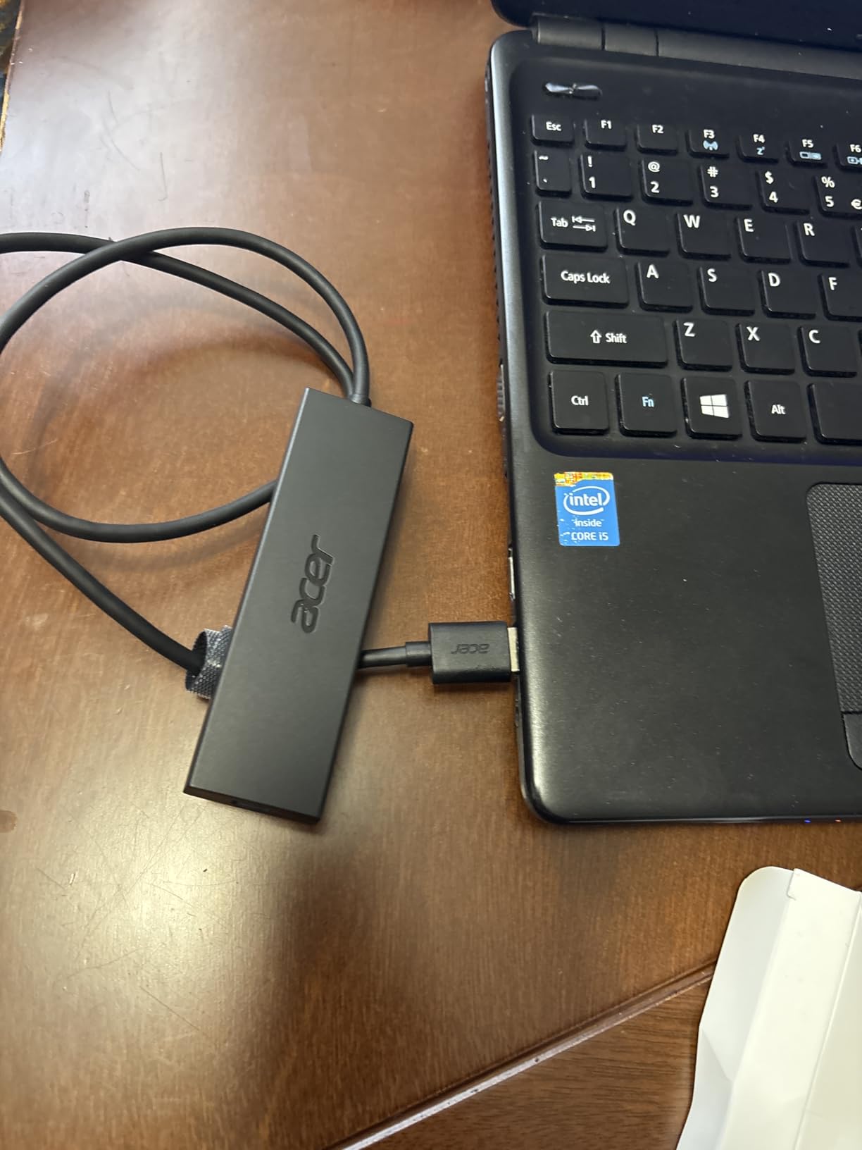 Acer USB Hub 4 Ports, Multiple USB 3.0 Hub, USBA Splitter for Laptop with Type C Power Port, Extender for A Port Laptop, PC, Desktop and More (2ft) customer photo 1