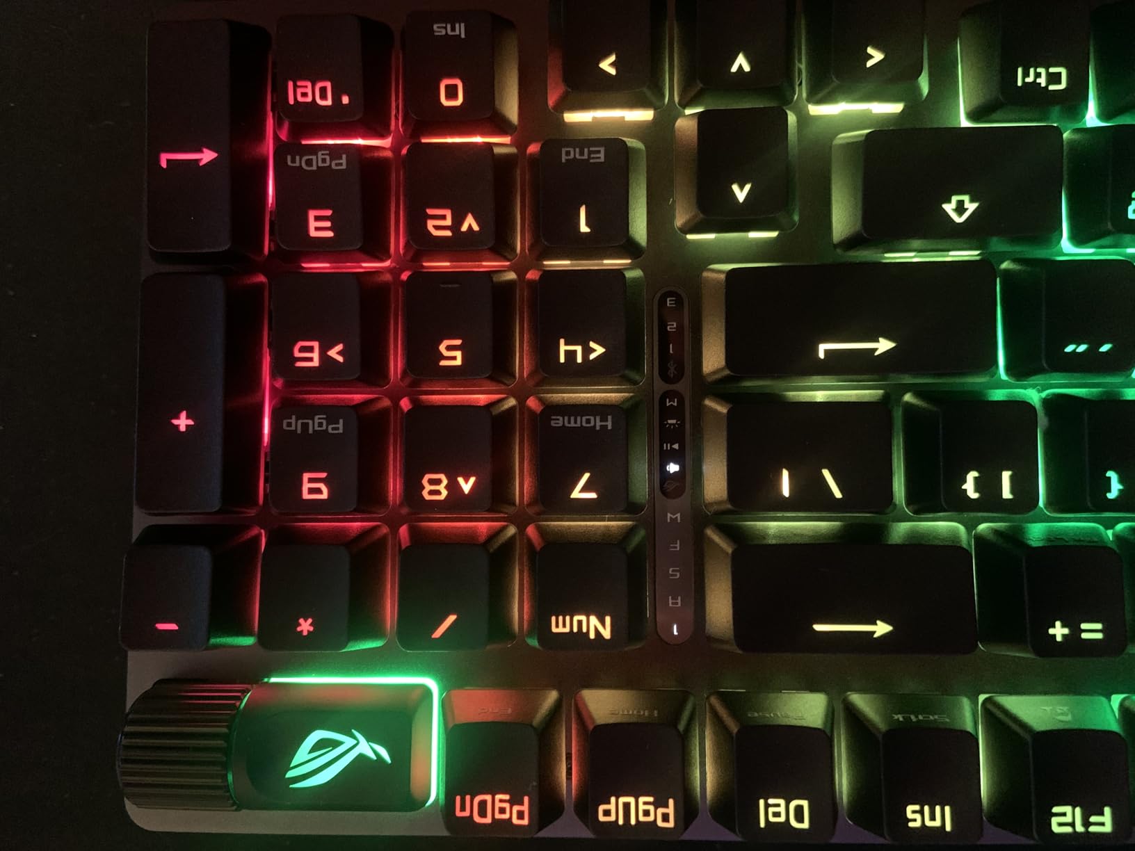ASUS ROG Strix Scope II 96 Wireless Mechanical Gaming Keyboard - 96% Full-Size, Tri-Mode Connectivity, Hot Swappable Pre-lubed ROG NX Storm Clicky Switches, PBT Keycaps, RGB, PC/Mac Support - Black customer photo 2