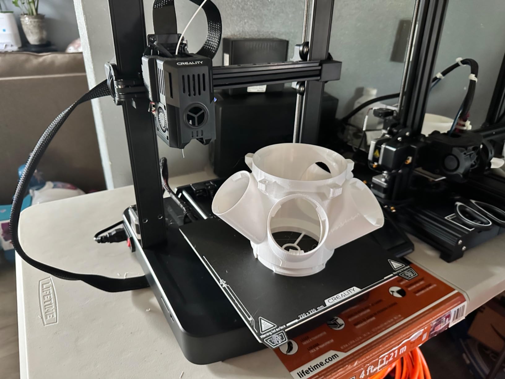 Creality 3D Printer Ender 3 V3 KE Upgraded, 500mm/s Max High-Speed with Sprite Direct Extruder Supports 300℃ Printing, Auto Leveling 3D Printer for Kids and Beginners, Larger Print Size 250x220x220mm customer photo 2