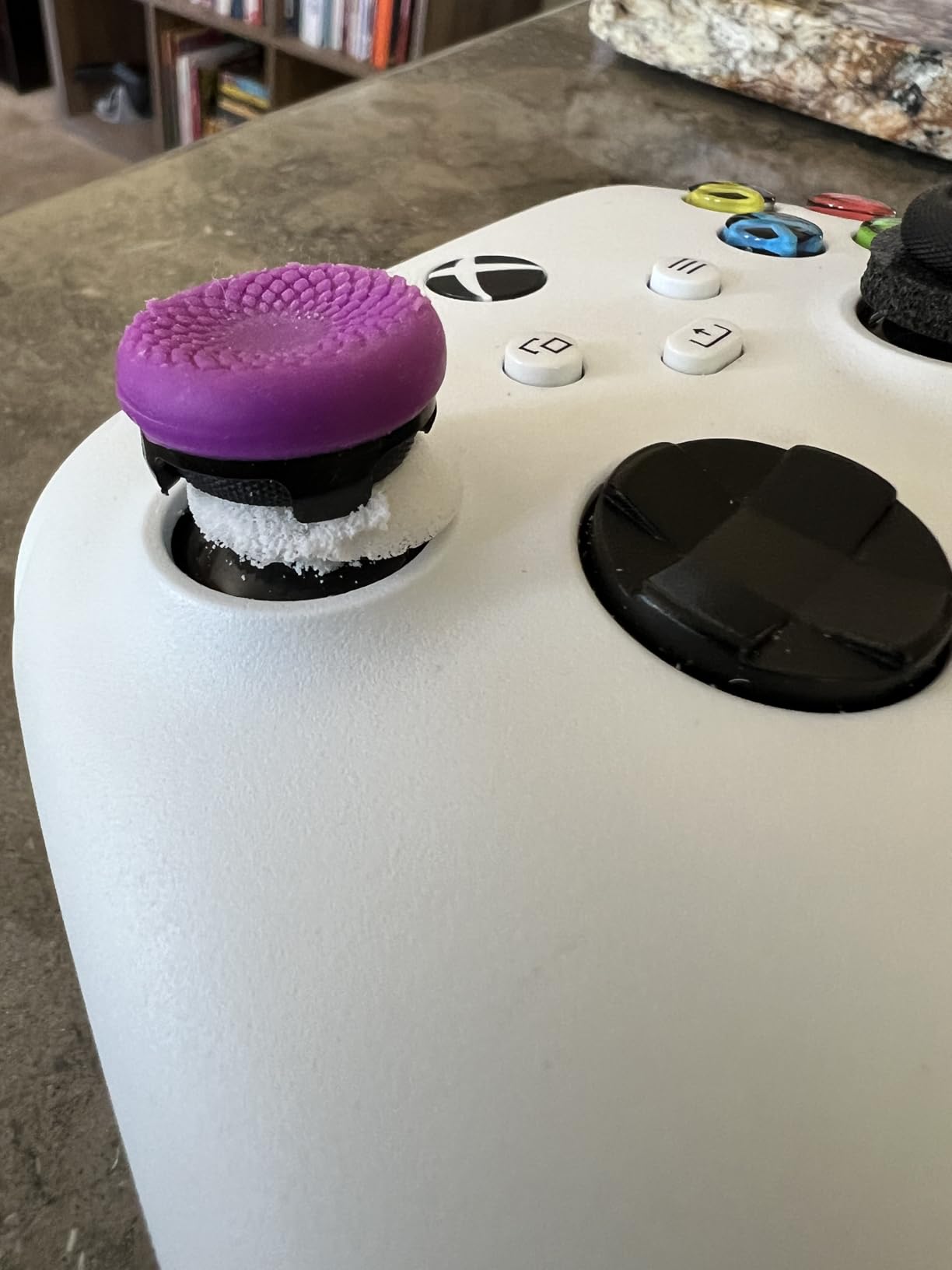 KontrolFreek Aim Boost Kit for Xbox One and Xbox Series X Controller | Includes Performance Thumbsticks and Precision Rings | Black Galaxy Edition customer photo 2