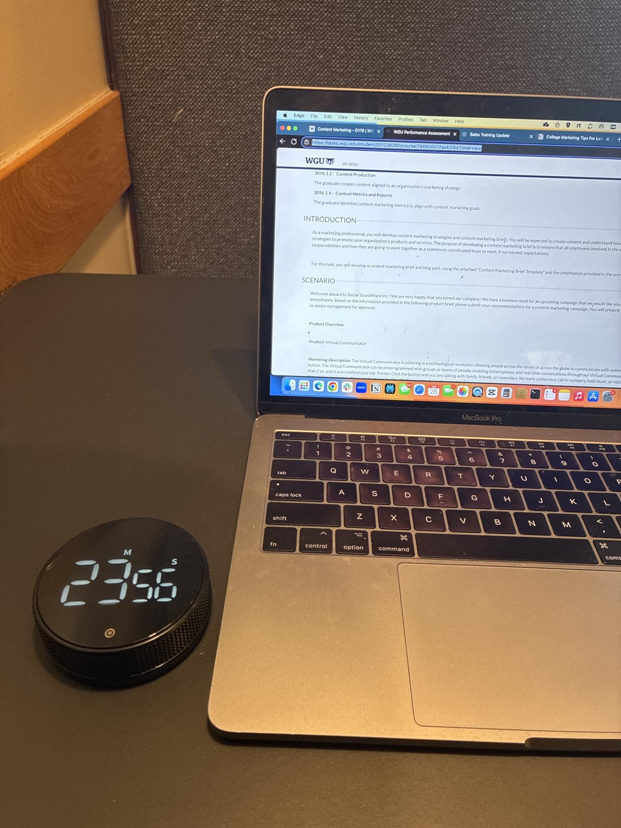 BlueSnail Kitchen Timer with LED Digital Display Smart Efficana for Home Classroom Gym Office, Volume and Brightness Adjustable Productivity Timer customer photo 1