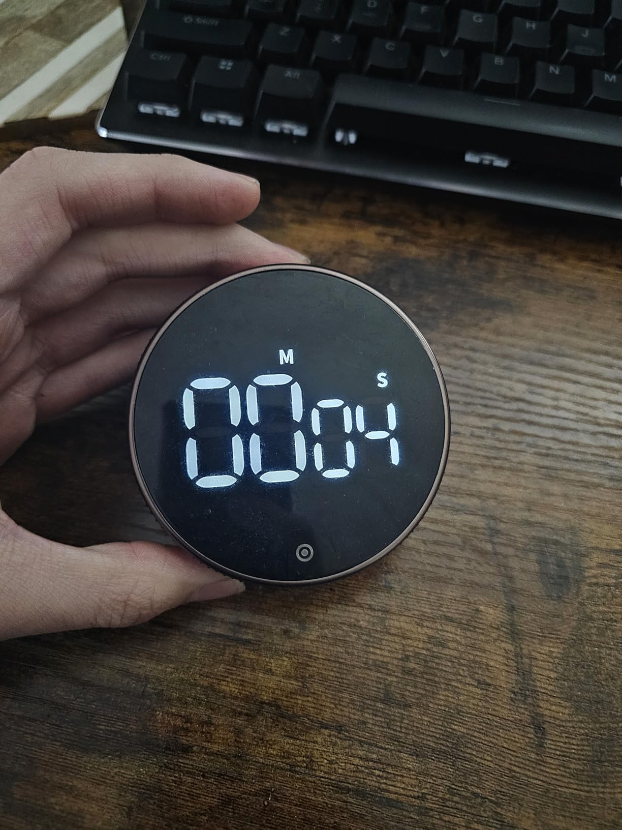 BlueSnail Kitchen Timer with LED Digital Display Smart Efficana for Home Classroom Gym Office, Volume and Brightness Adjustable Productivity Timer customer photo 2